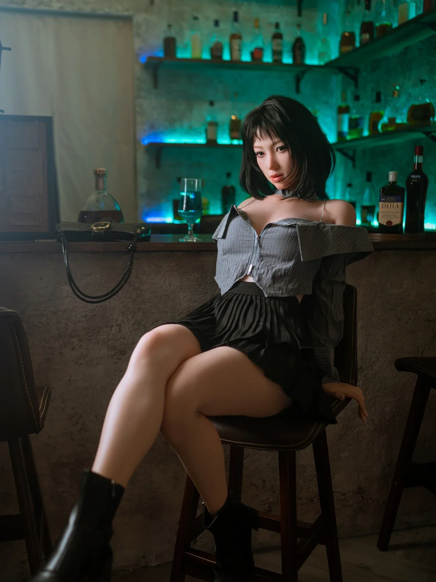 F6194—162cm\/5ft3-33.5kg D Cup Asian Realistic Lifesize Silicone Celebrity Sex Doll | Zelex Doll view 7