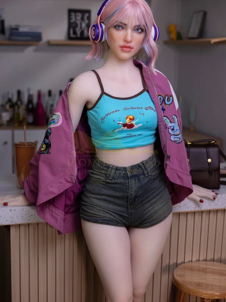 F2353-162cm(5.3ft) A Cup Flat Cheast Silicone Head Best TPE Sex Doll|Irontech Doll view 6