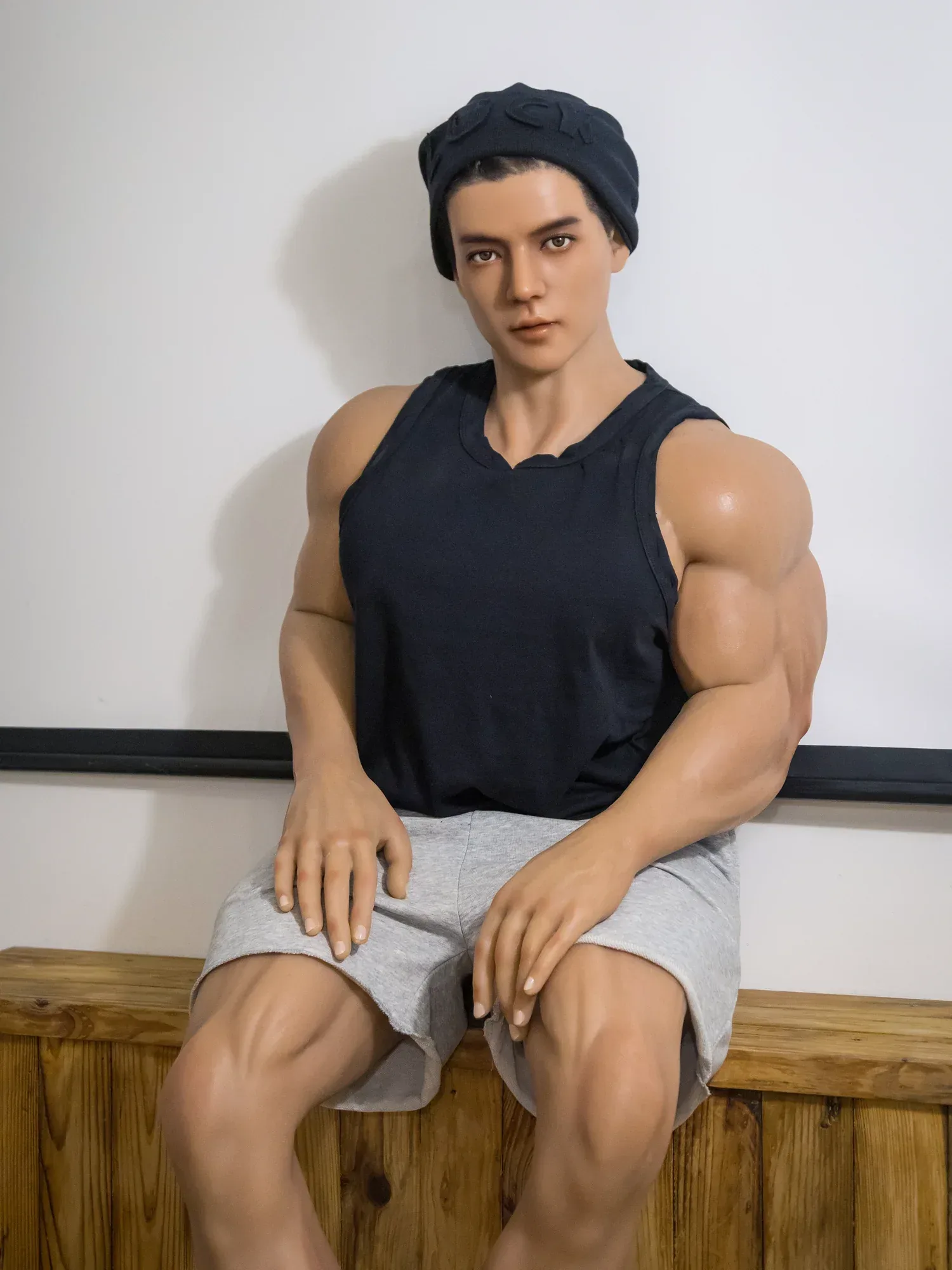 F4617-180cm\/5ft11-58kg Femboy Full Size Silicone Male Sex Doll With Penis | Qita doll