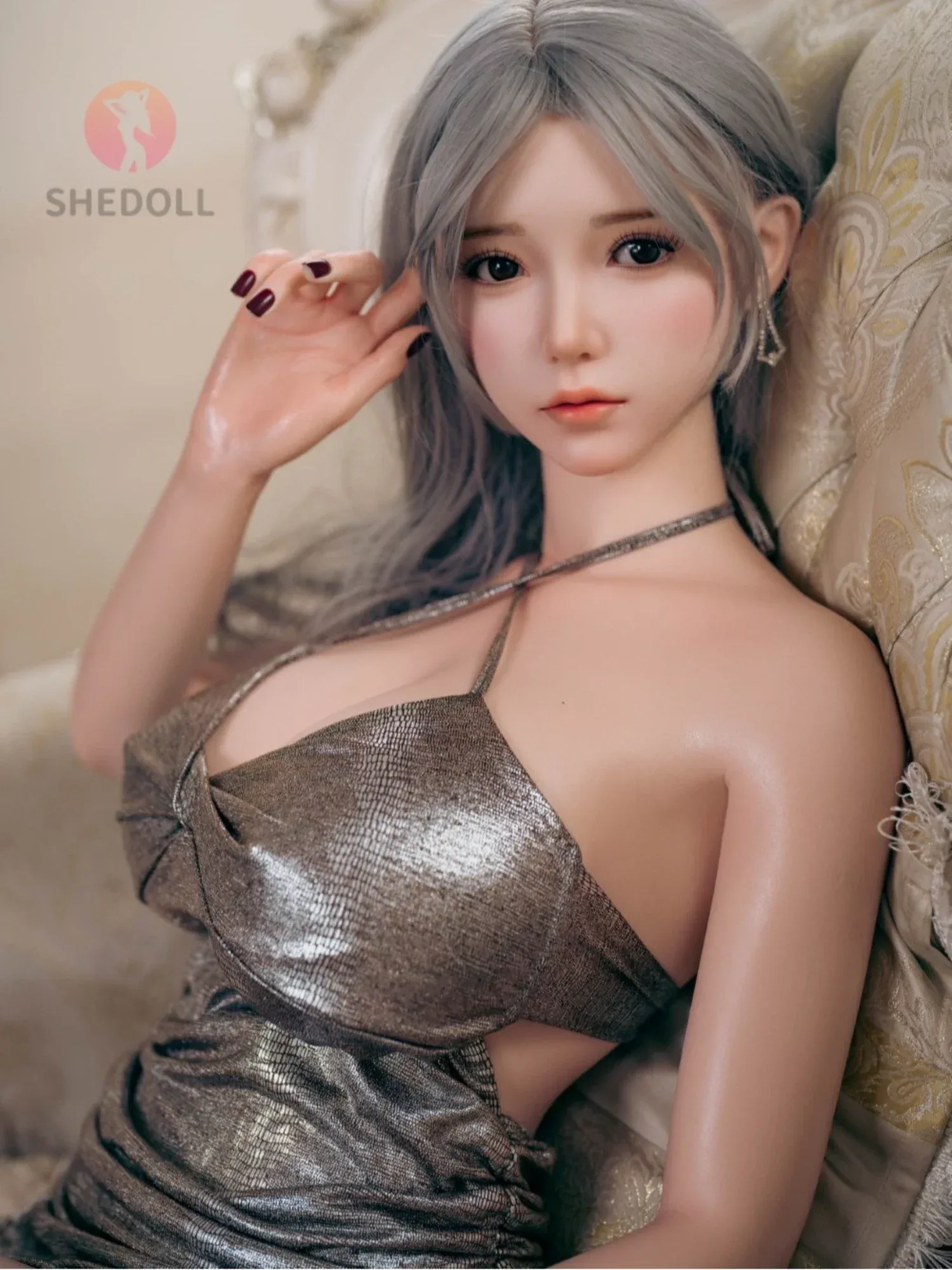 F6027—163cm\/5ft4-51kg H Cup Asian ROS Silicone Sex Doll | SHEDOLL view 3