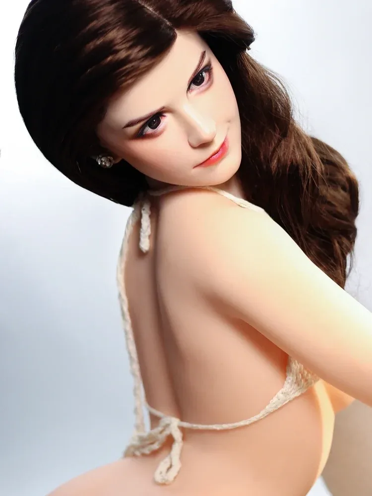F1607-155cm\/5ft1 A Cup Flat Breast Realistic Silicone Head Sex Doll |Rosretty Doll view 9