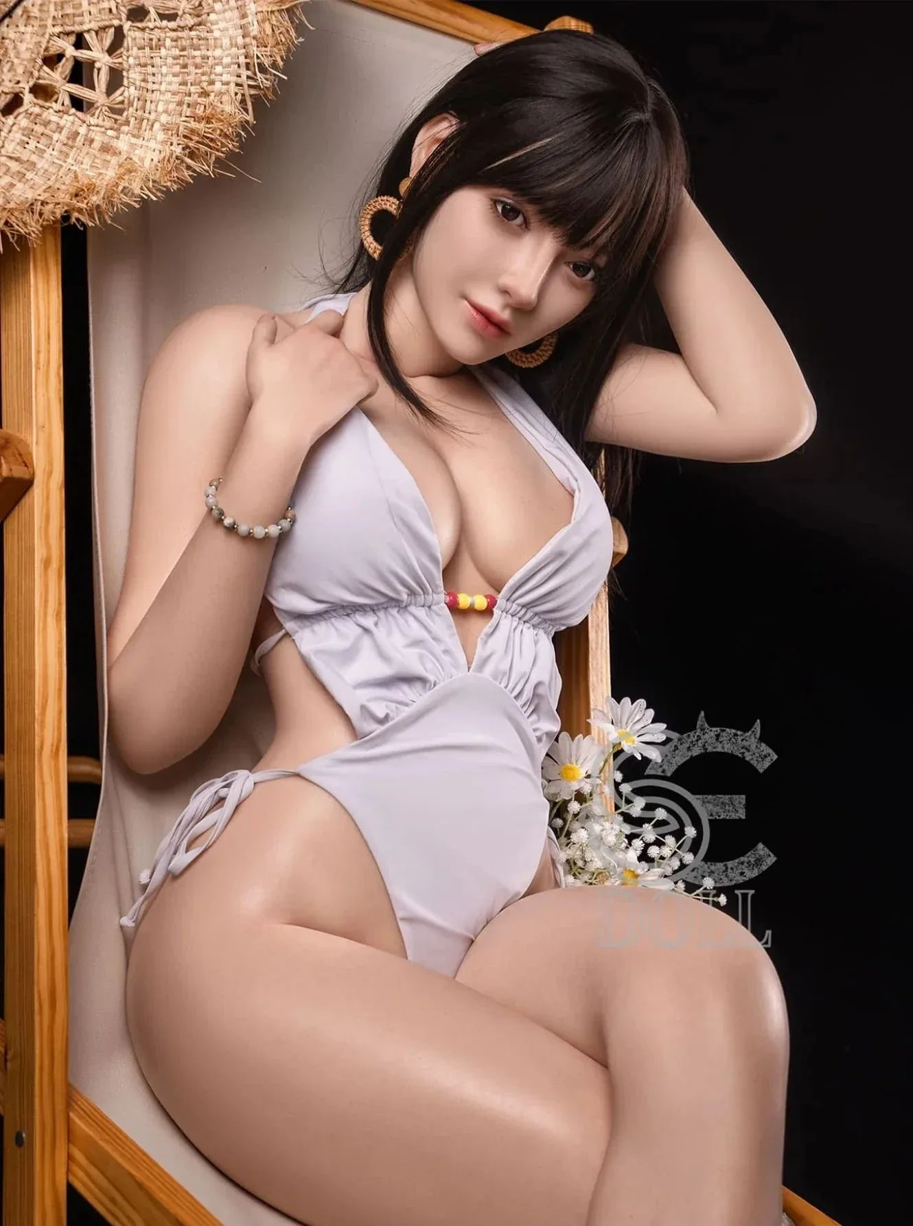 F3768-165cm(5ft4)-33kg C Cup Silicone Sexy Realistic Adult Chinese Sex Doll【IN Stock US\/EU】 | SE Doll