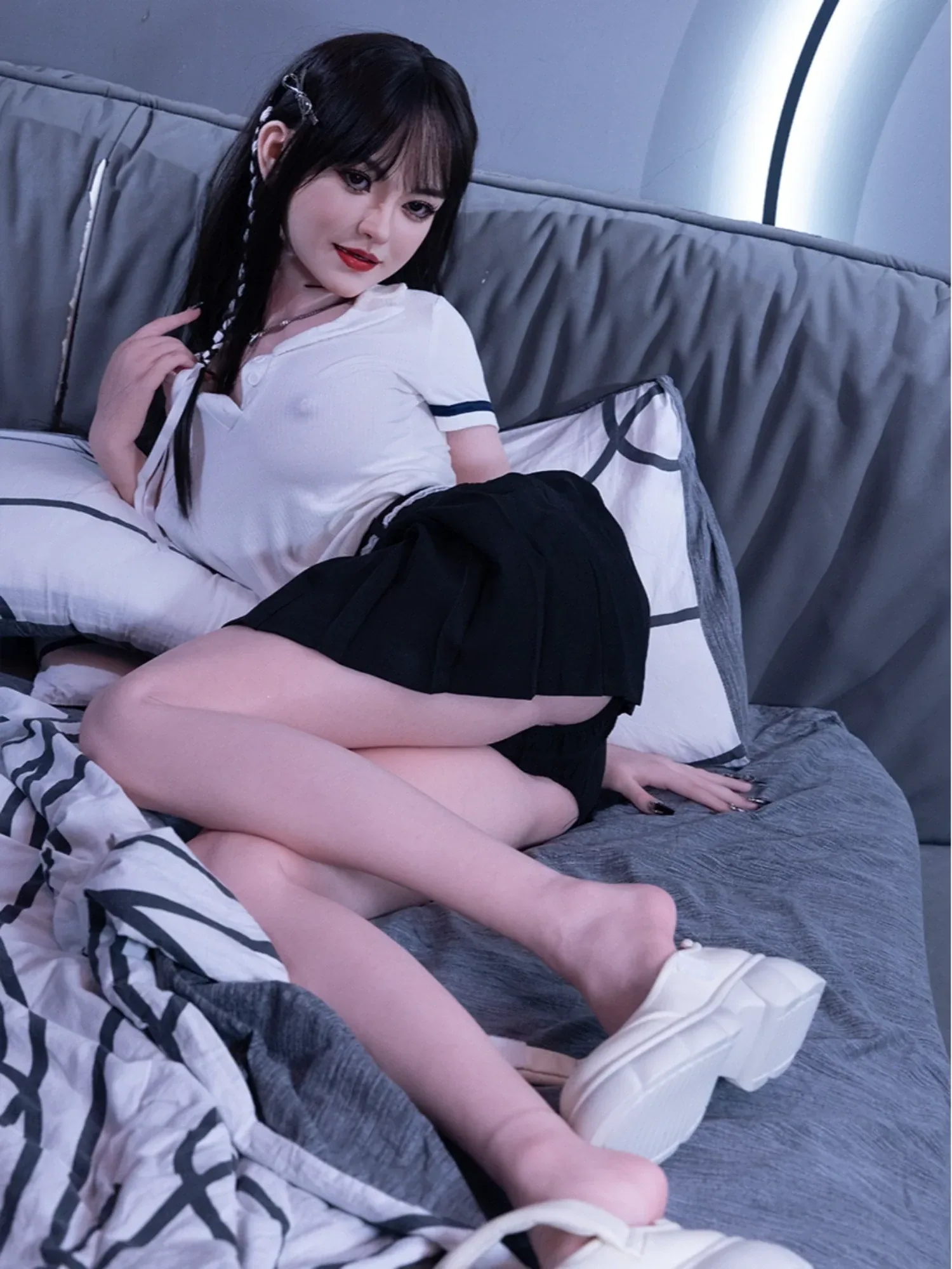 F6109—157cm\/5.2ft-35kg F Cup Asian ROS Silicone Realistic Sex Doll | EvasDoll view 8