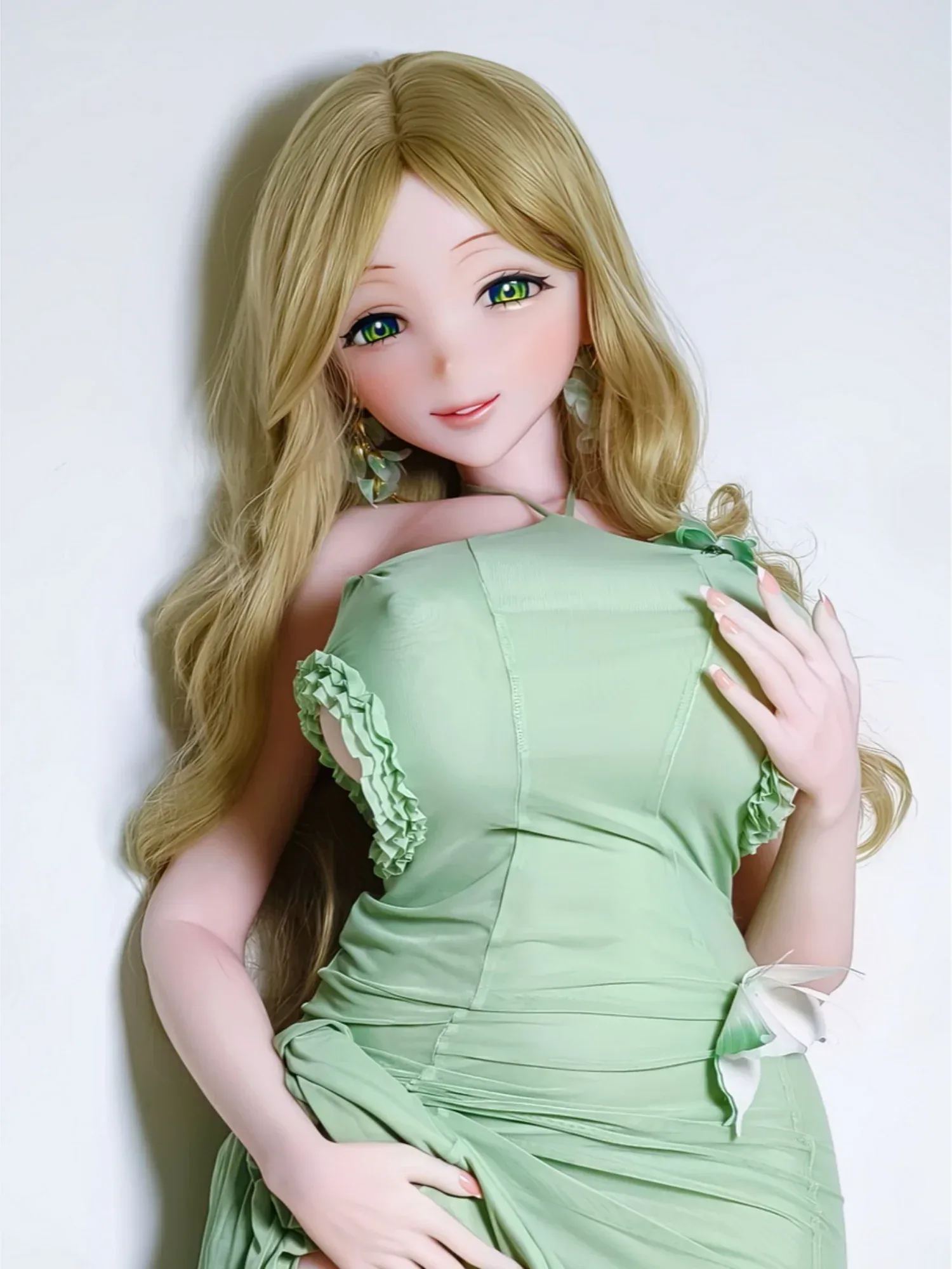 F9326-163cm\/5ft4-39kg Silicone Anime Life Sized Sex Dolls | Elsa Babe