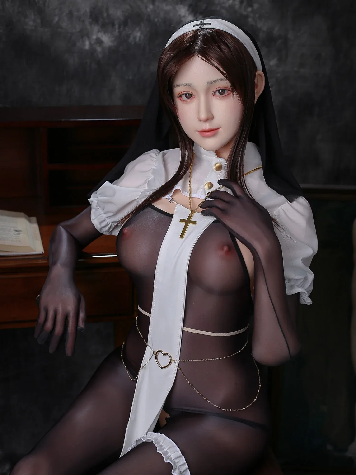 F2370—160cm\/31kg E Cup Kiko Black Hair Asian Silicone Chinese Sex Doll | Jiusheng Doll view 1