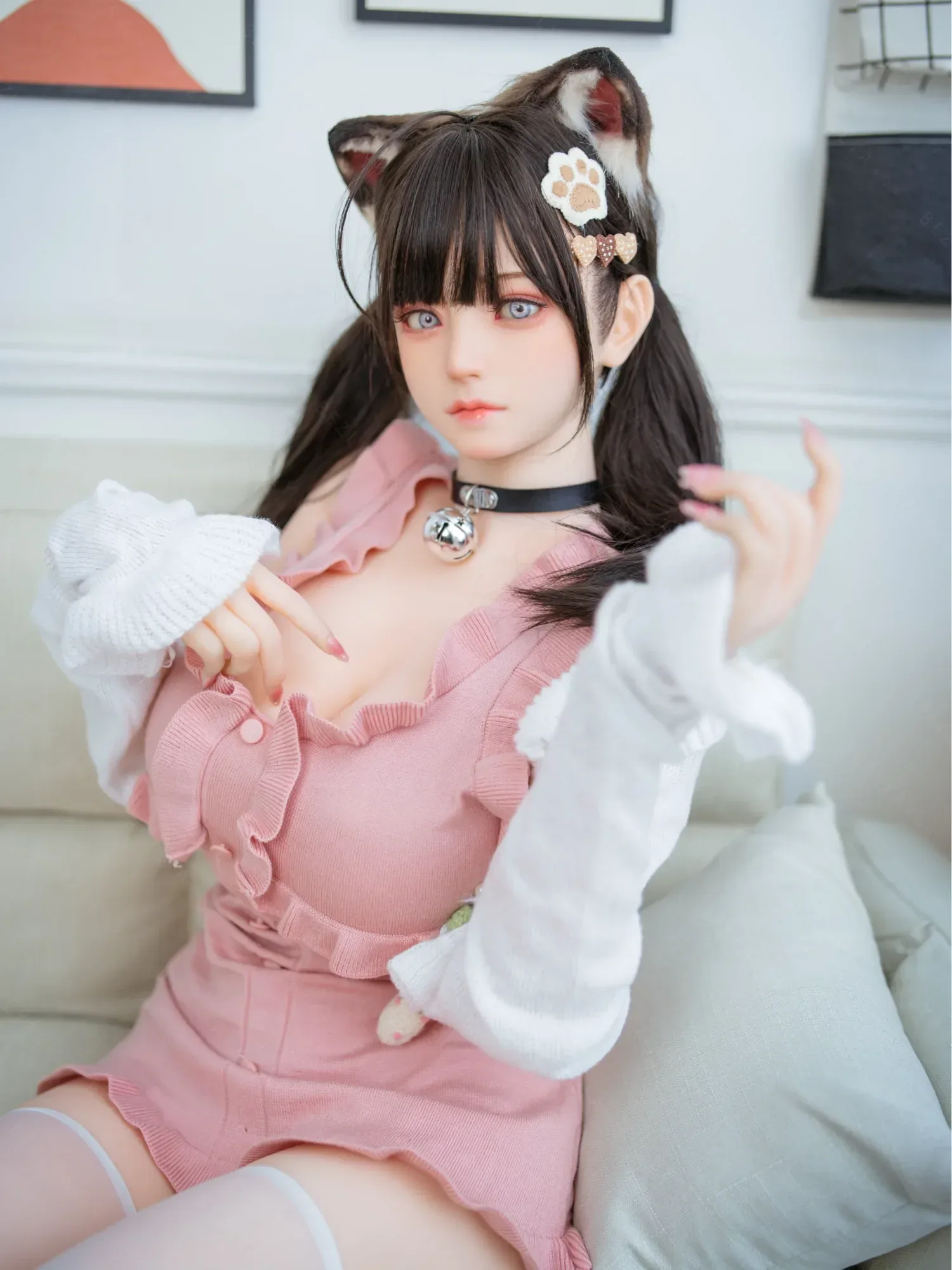 F4795-155Mcm(5.1ft)-40kg 2.0 G Cup Asian Robot Anime Silicone Head Cute Teen Sex Doll|Bezlya Doll view 2