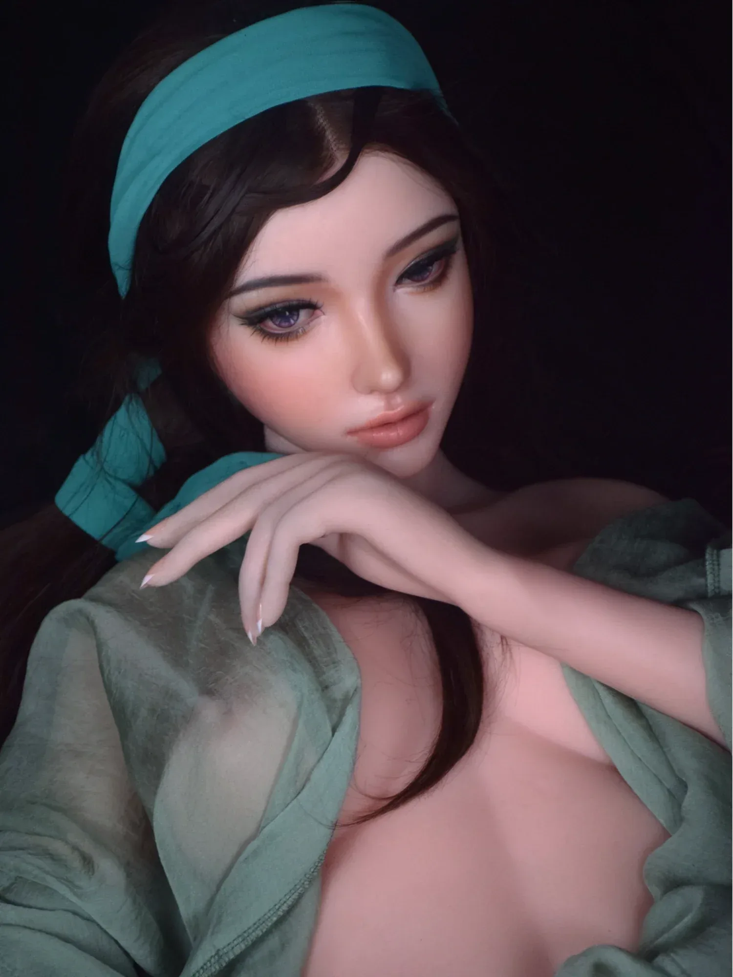 F1560-165cm\/5ft4(34.7kg) Full Silicone Sexy Chinese Robot Sex Dolls | Elsa Babe view 4
