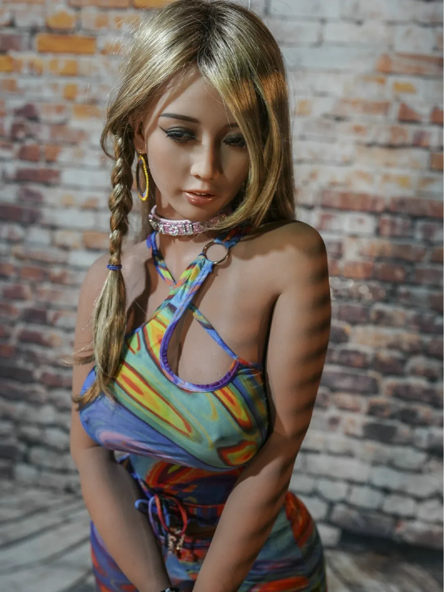 F3366-170cm\/5ft6(37kg) Yukina D Cup TPE Sexy Woman Blonde Lightweight Sex Doll | YL Doll view 2