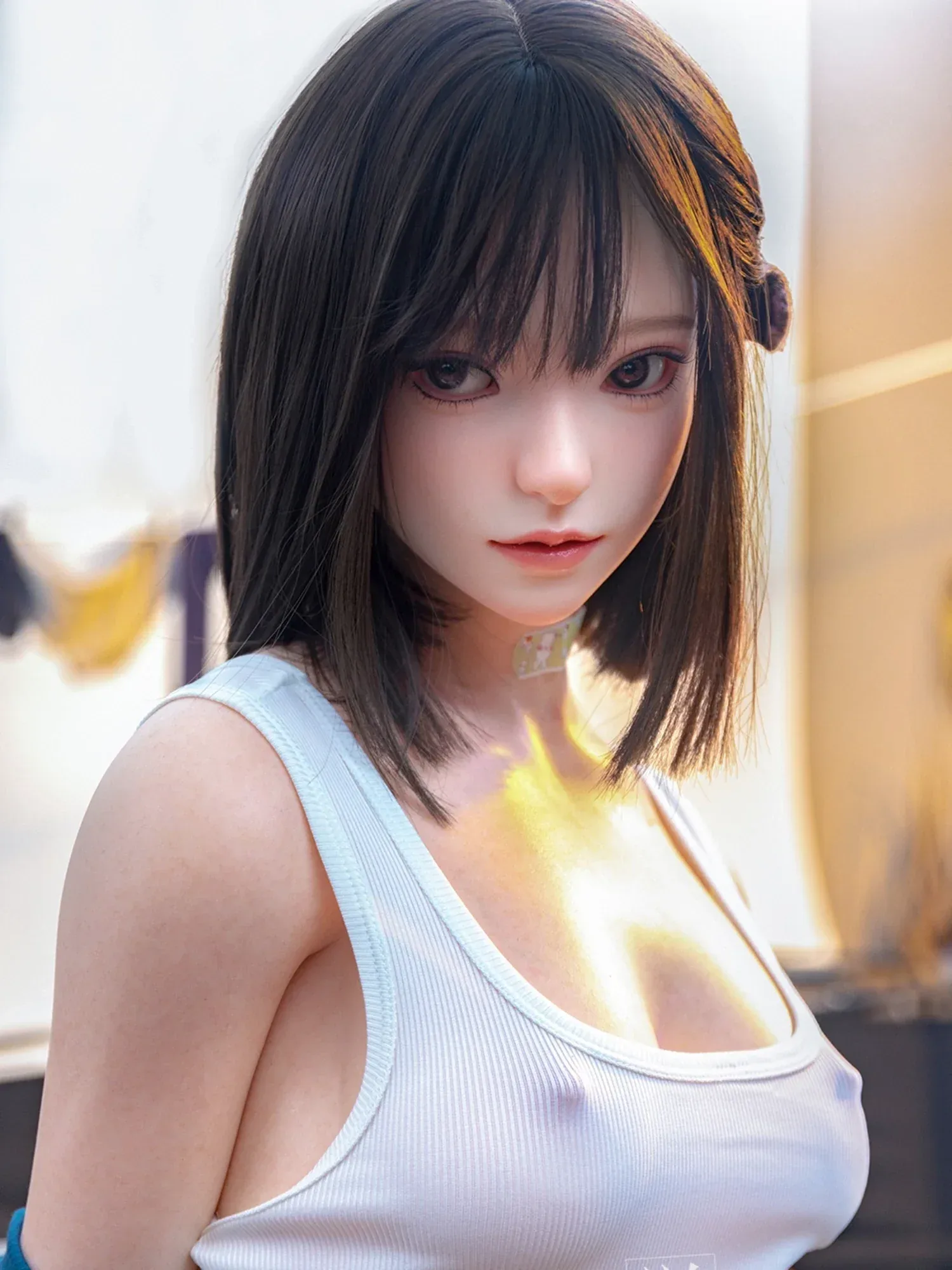 F5735—151cm\/4ft9-37.5kg\/82.7lbs A Cup Silicone Asian Chinese Sex Doll  | Firefly Diary view 3
