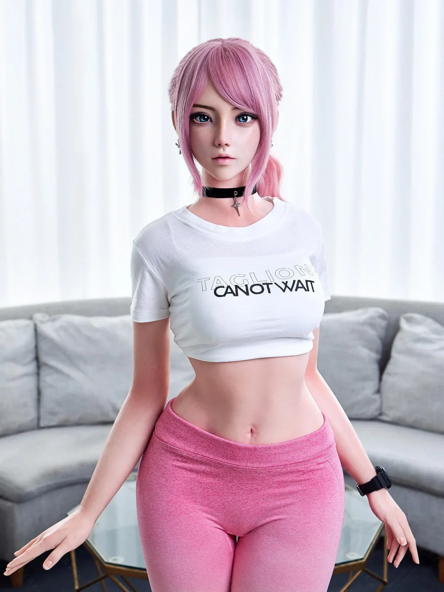 F7113-156cm(5.12ft)-29.7kg 2.1 B Cup Robot Silicone Head Adult Asian Sex Doll|Bezlya Doll view 6