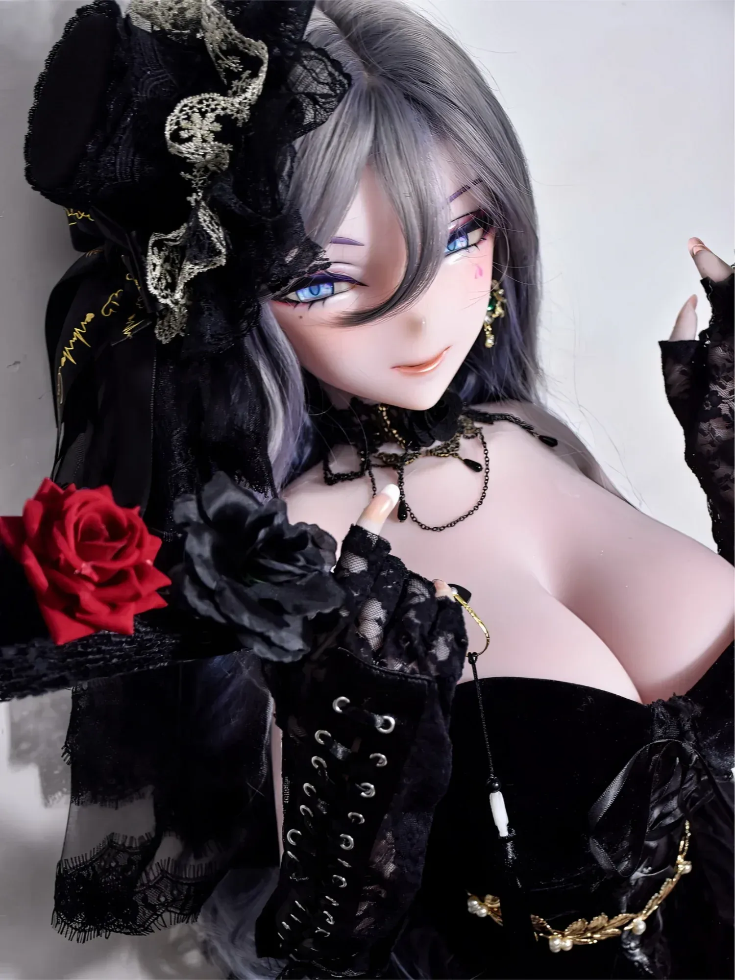 F9384-150cm\/5ft-27.5kg Anime Silicone Head Life Size Dolls | Elsa Babe view 4