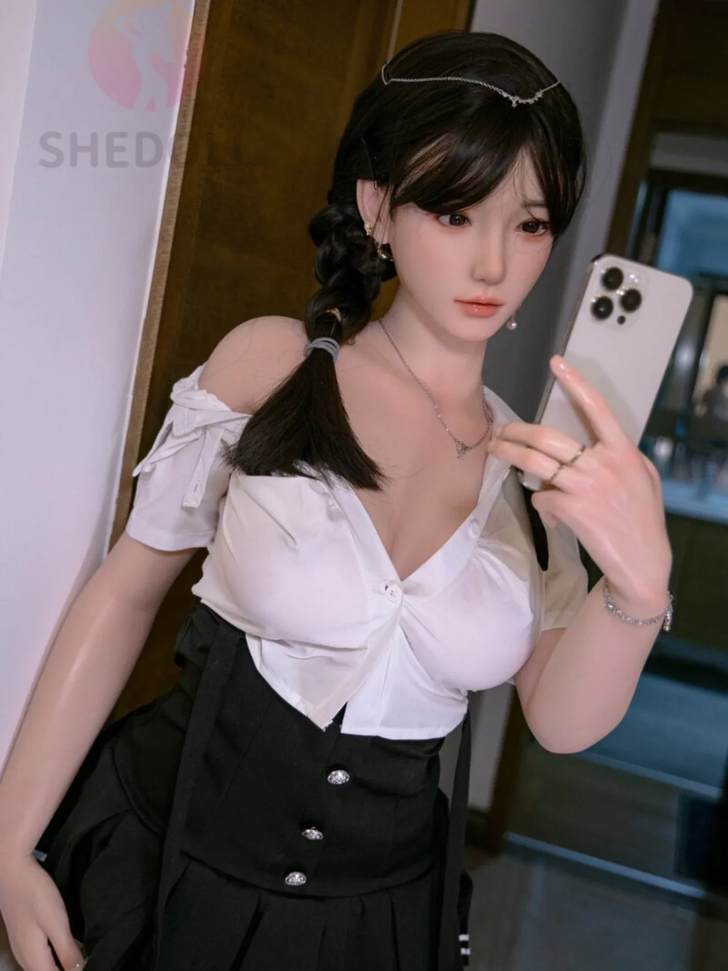 F5898—158cm\/5ft2-47kg C Cup Asian ROS Silicone Sex Doll | SHEDOLL view 11