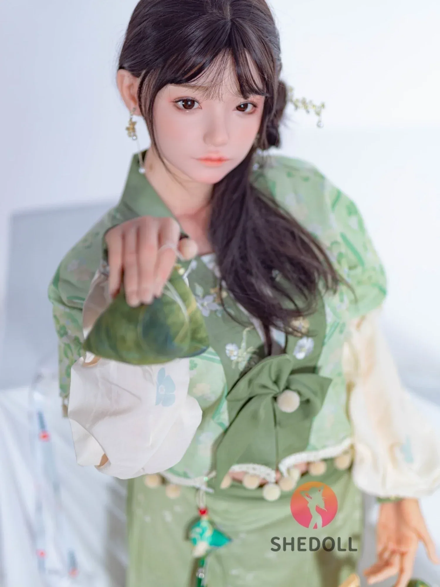 F6008—158cm\/5ft2-47kg C Cup Asian ROS Silicone Sex Doll | SHEDOLL view 3
