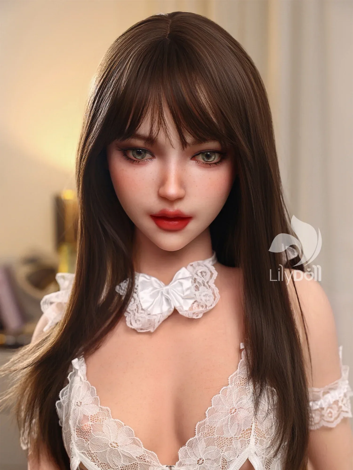 F6206—159cm\/5ft2-40kg B Cup Asian Sex Doll TPE Body + Silicone Head - LilyDoll