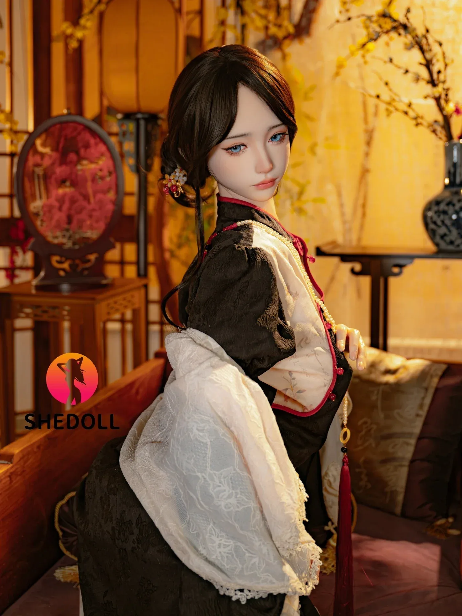 F6166—156cm\/5ft1-44kg E Cup Asian ROS Silicone Sex Doll | SHEDOLL view 4