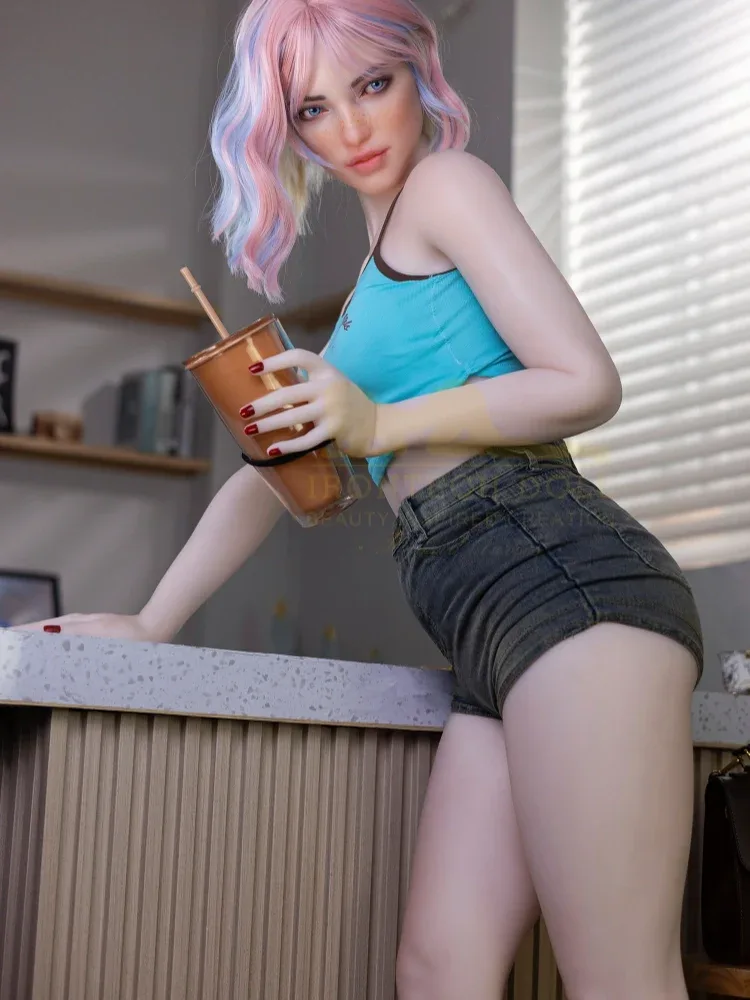 F2353-162cm(5.3ft) A Cup Flat Cheast Silicone Head Best TPE Sex Doll|Irontech Doll view 9
