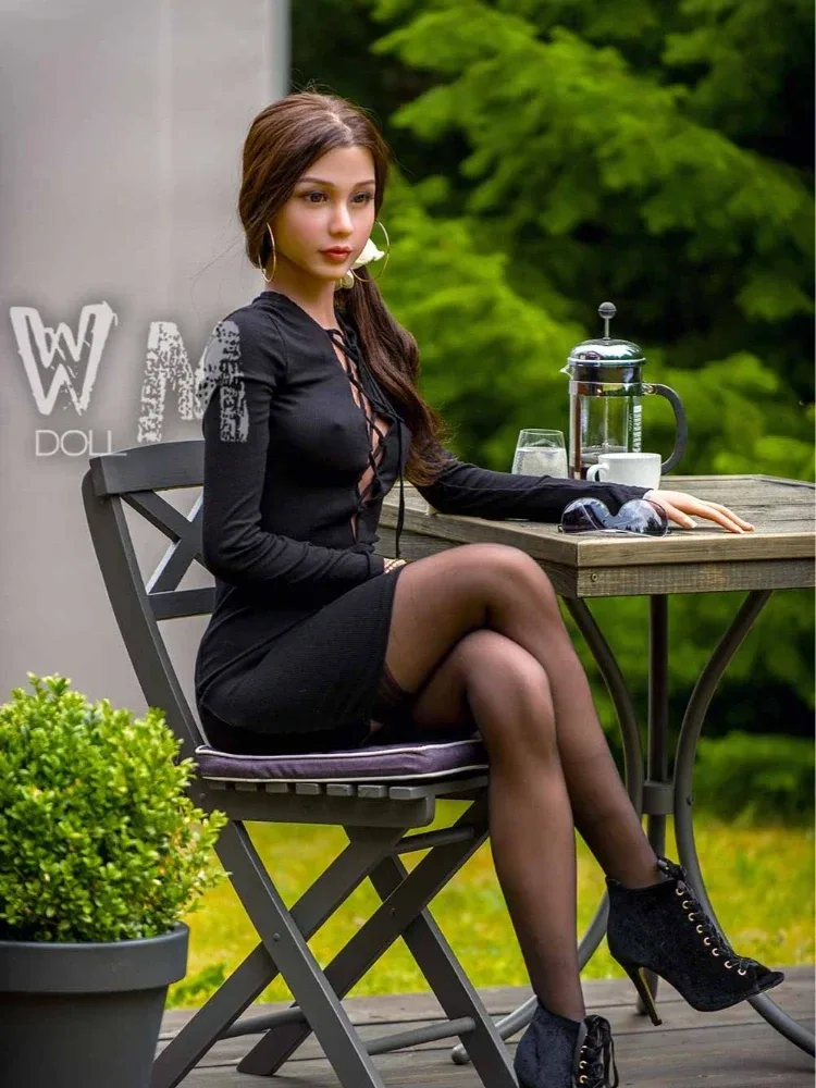 F2108- 172cm(5.6ft)-39kg B Cup Black long hair with small boobs Asian TPE Sex Doll丨WM Doll view 6