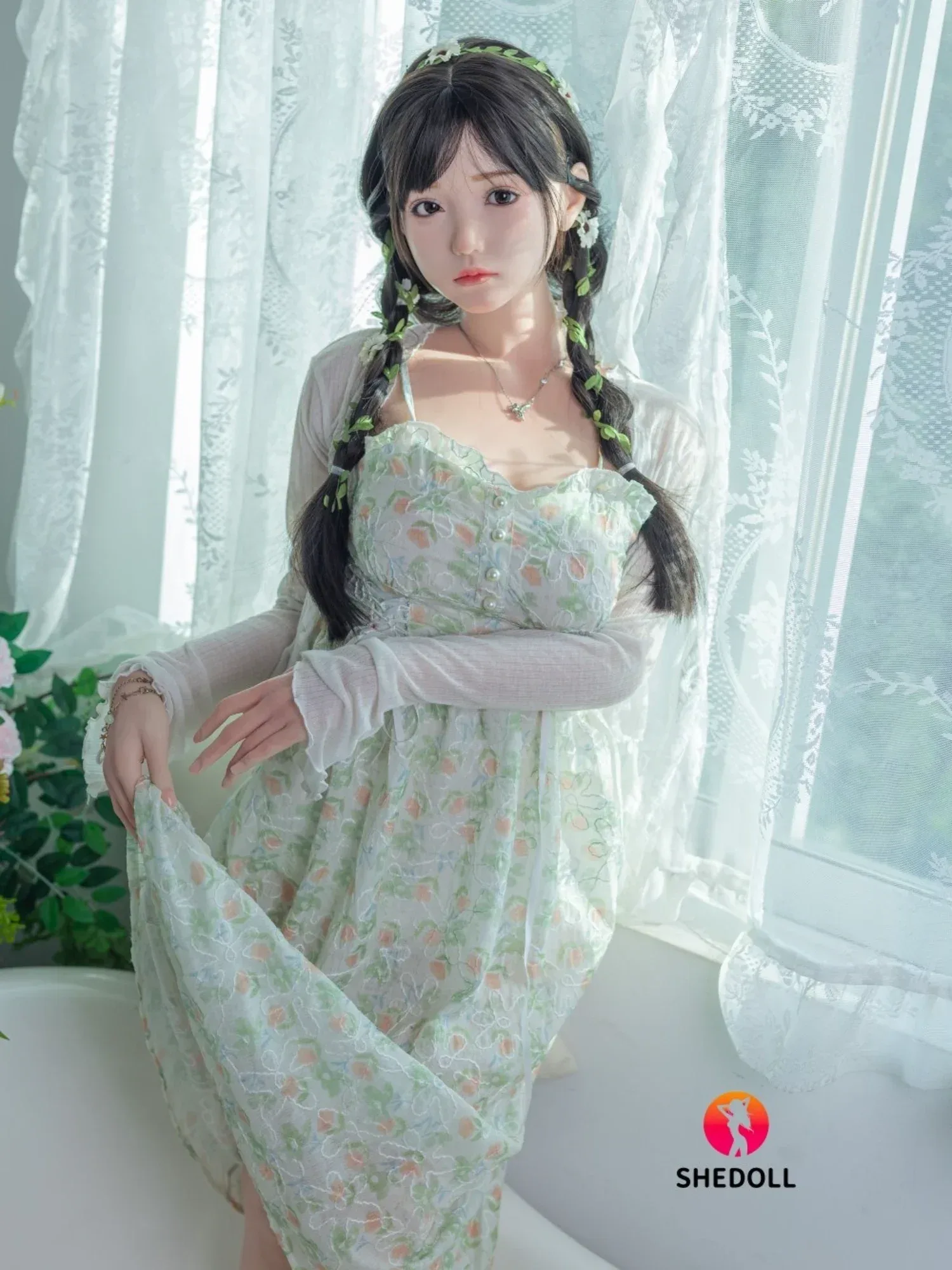 F6005—158cm\/5ft2-47kg C Cup Asian ROS Silicone Sex Doll | SHEDOLL