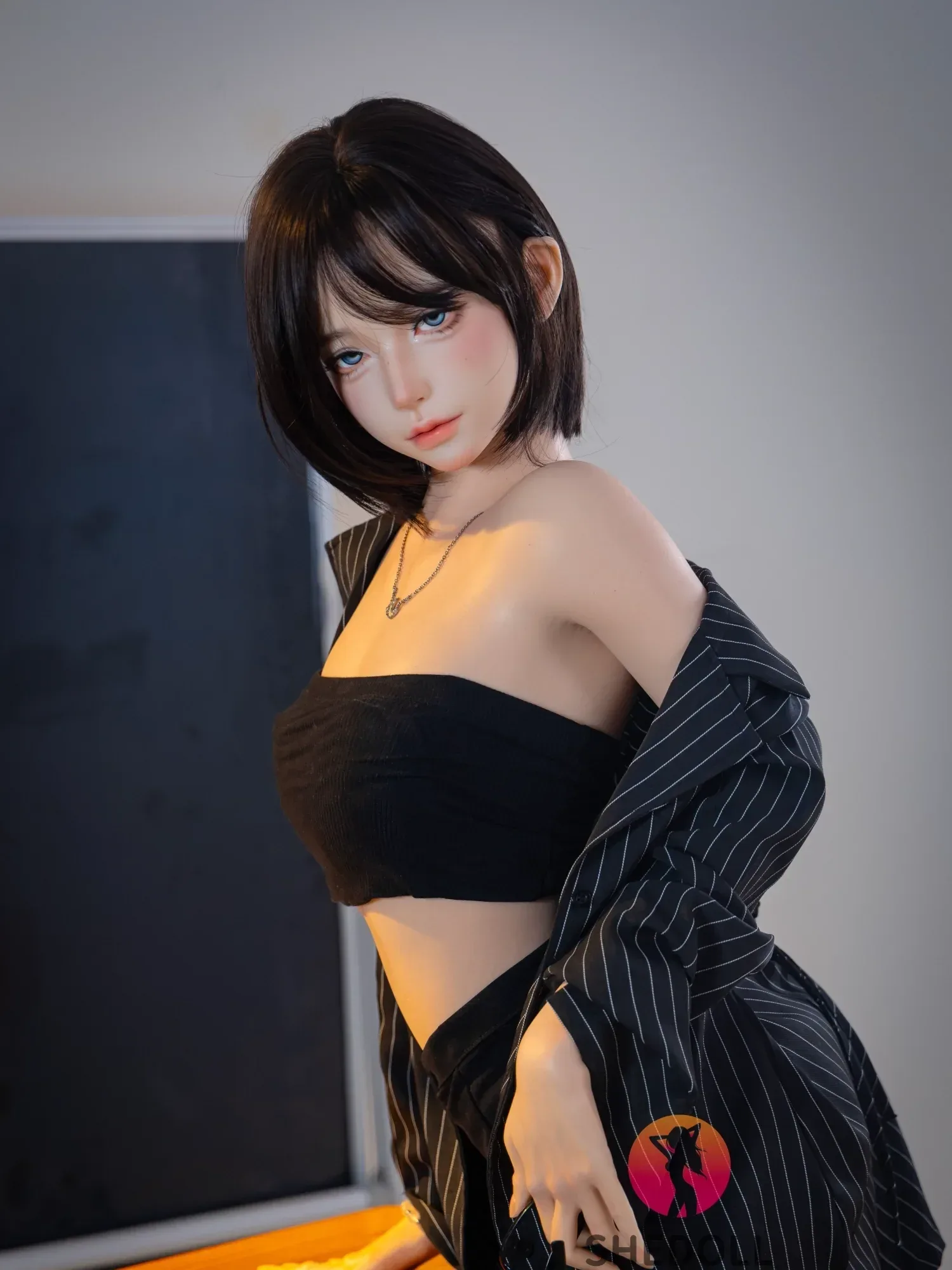F6091—152cm\/5ft-38kg A Cup Asian ROS Small Breast Silicone Sex Doll | SHEDOLL view 8