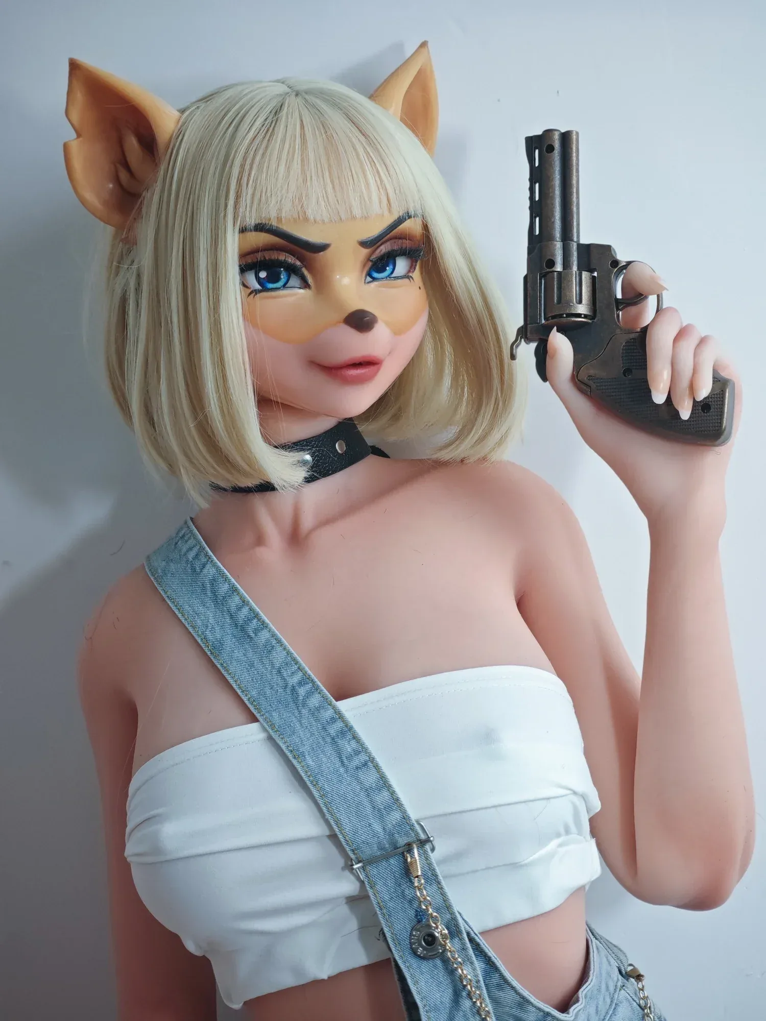 F3811-165cm\/5ft4 Zana Fox Silicone Anime Hentai Furries Sex Doll | Elsa Babe