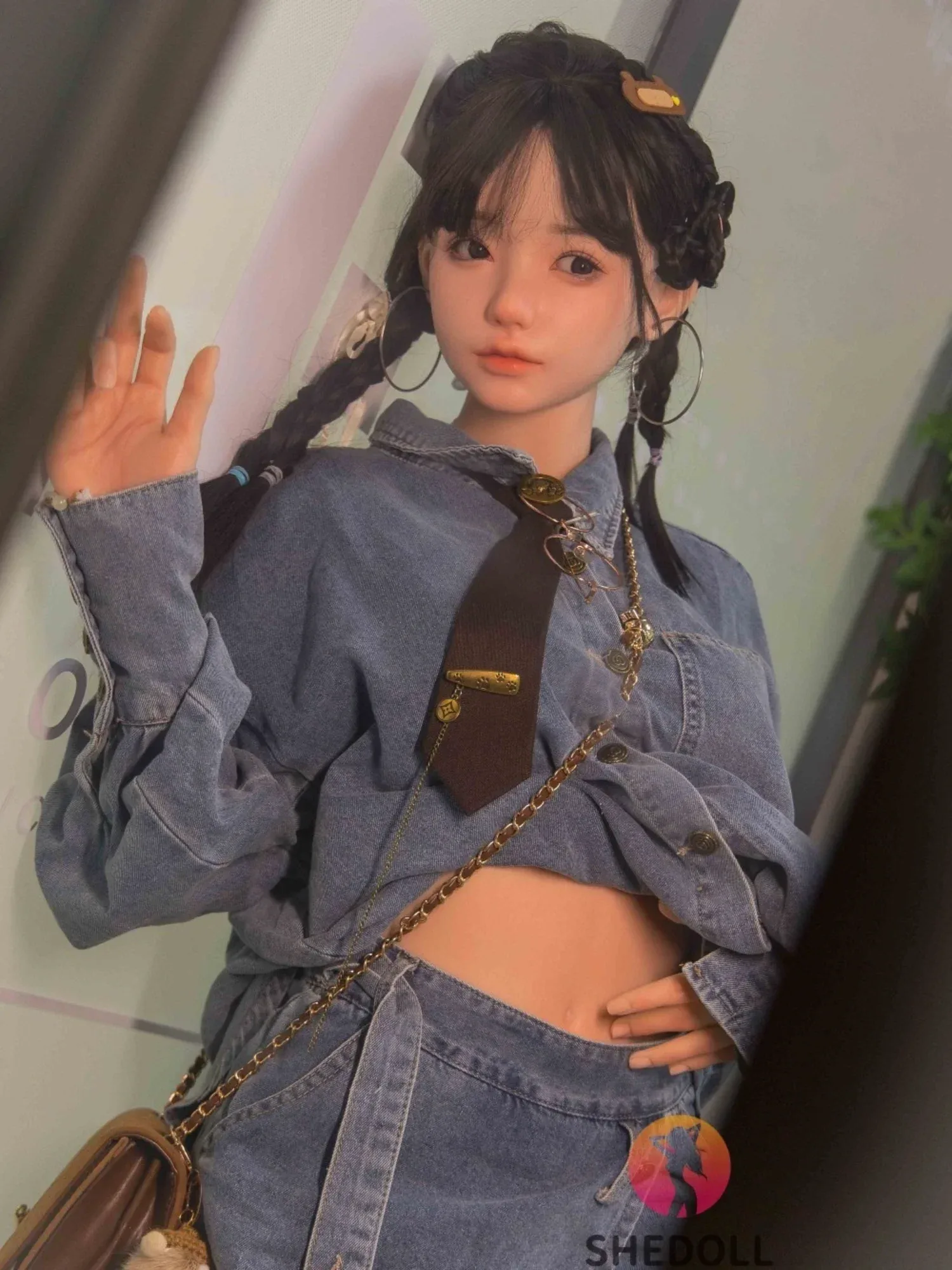 F5897—158cm\/5ft2-47kg C Cup Asian ROS Silicone Sex Doll | SHEDOLL view 3