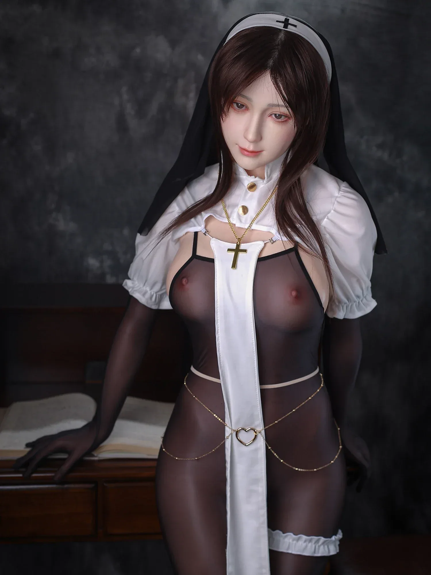 F2370—160cm\/31kg E Cup Kiko Black Hair Asian Silicone Chinese Sex Doll | Jiusheng Doll view 12