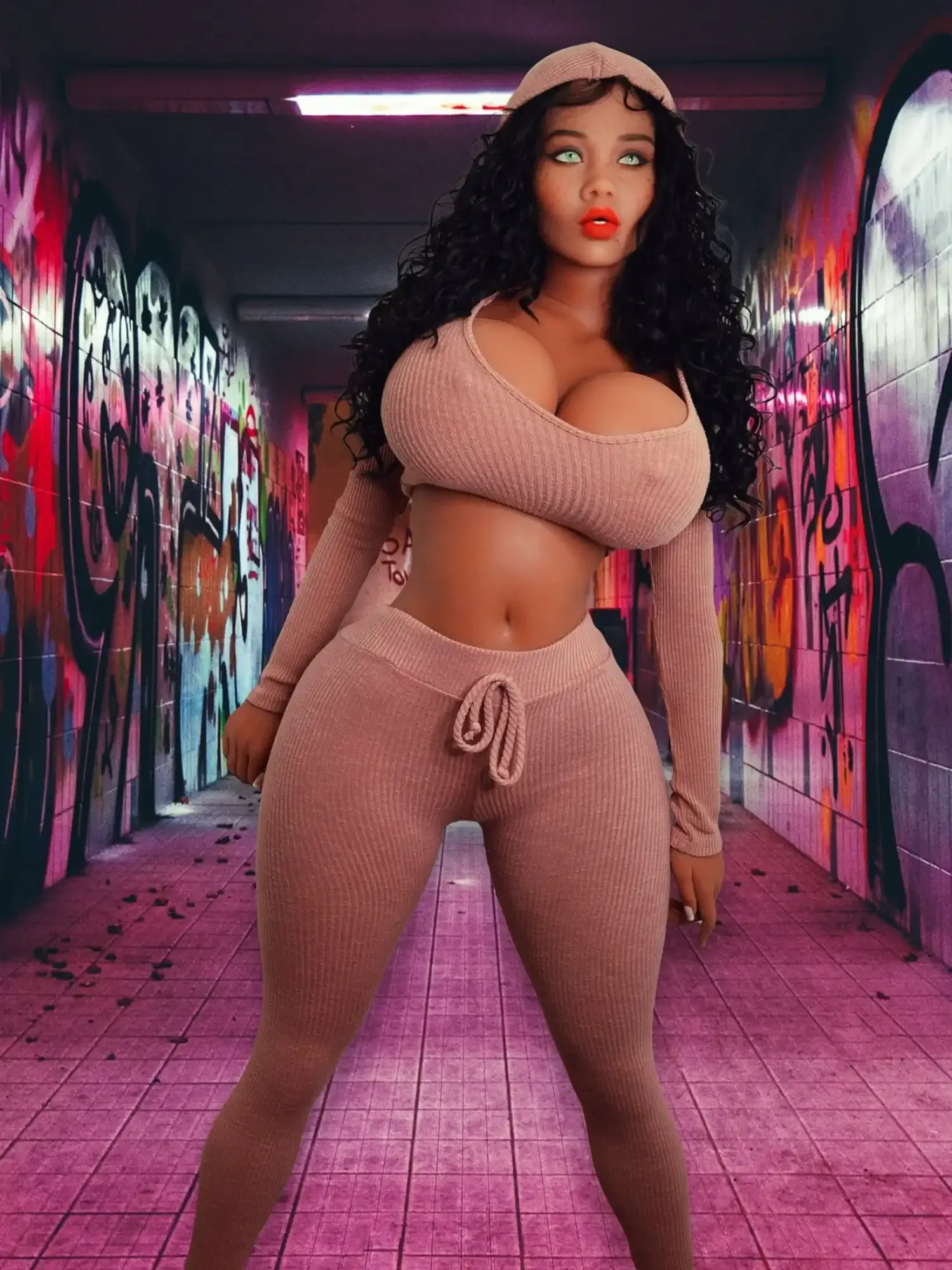 F3774-153cm\/5ft(44kg) G Cup Big Butt Breasts BBW TPE Sex Doll | YL Doll view 4
