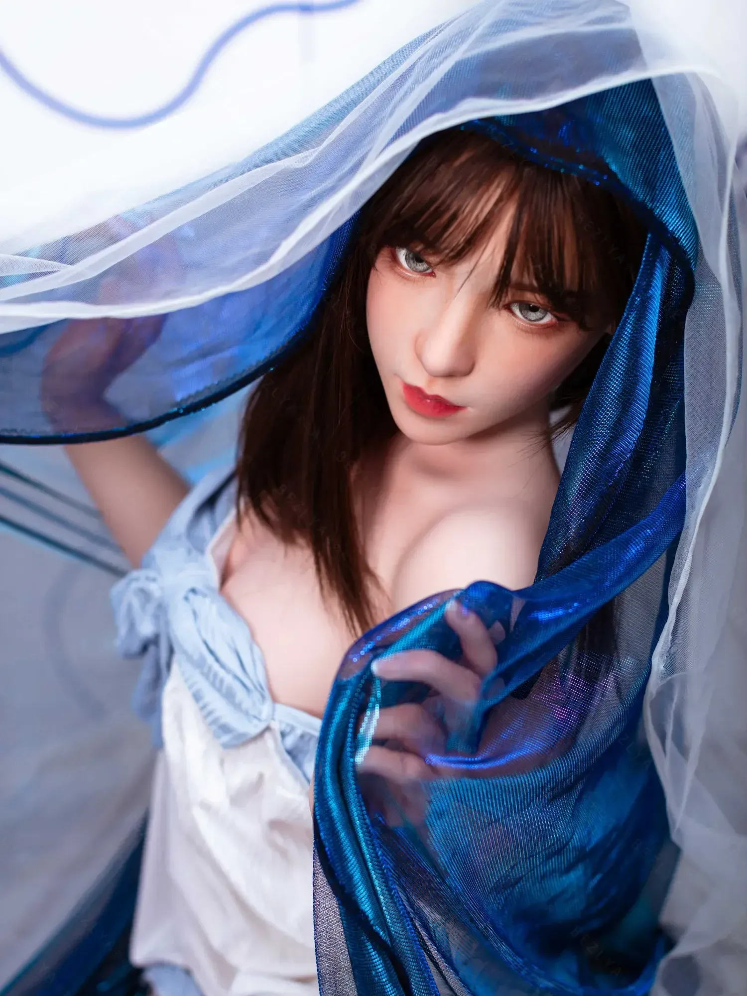 F4748-150cm(5.3ft)-34kg 2.1 A Cup Asian Real Silicone Chinese Teen Sex Doll Sex Doll｜Bezlya Doll view 12