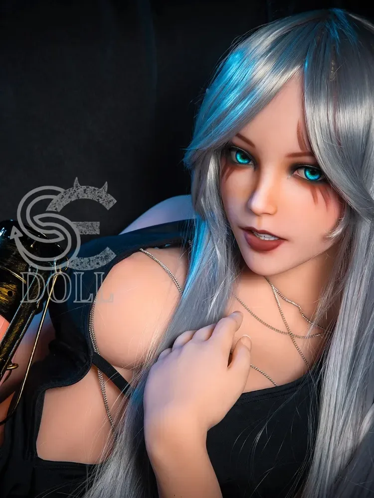 F361K-150cm\/4ft9-27kg Elsa E Cup Fansty Dark TPE Elf Anime Alien Adult Sex Doll【IN StockUS\/EU】| SE Doll view 7