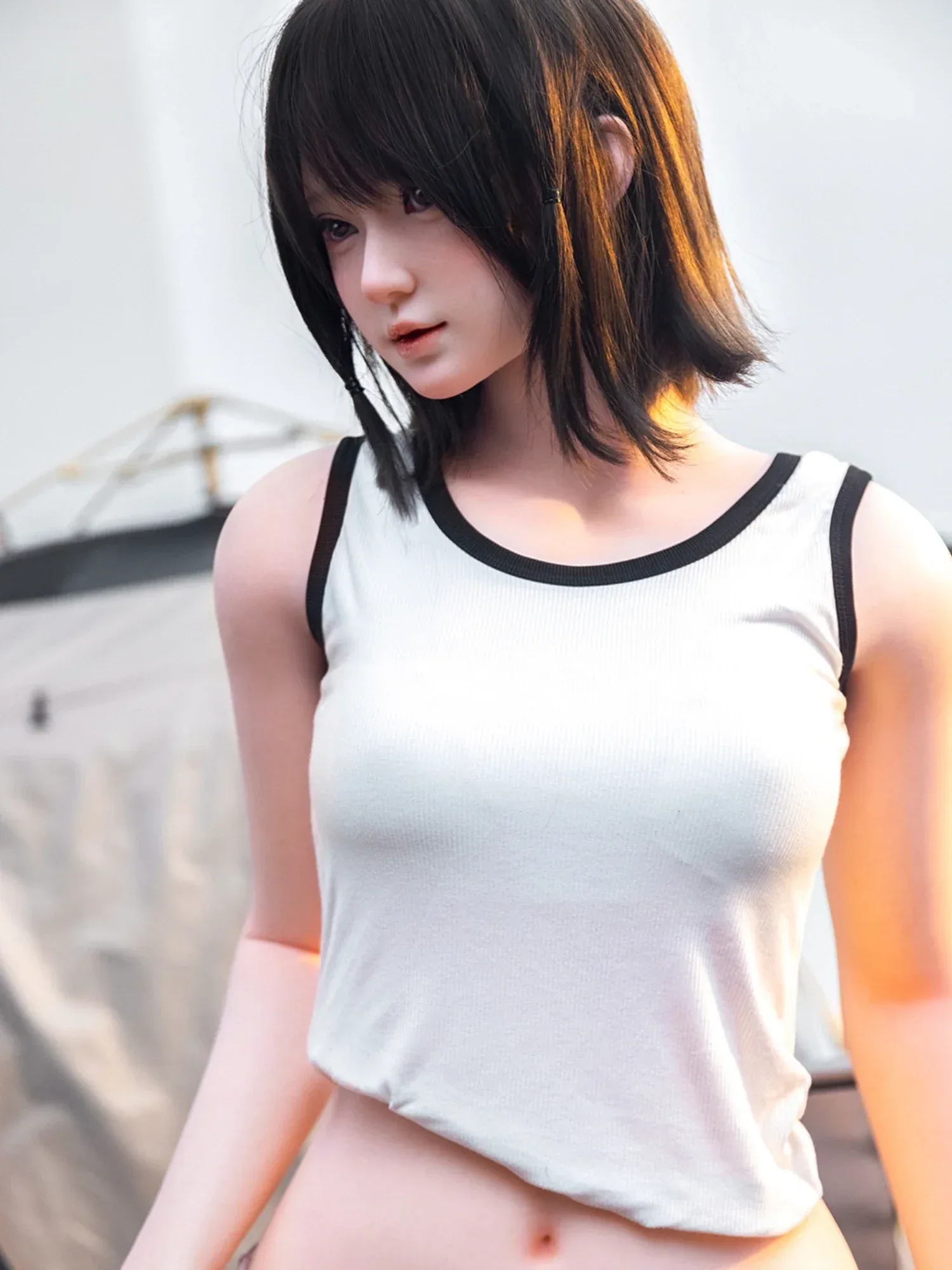F5787—161cm\/5ft3-36.5kg A Cup Silicone Asian Sex Doll | Firefly Diary view 7