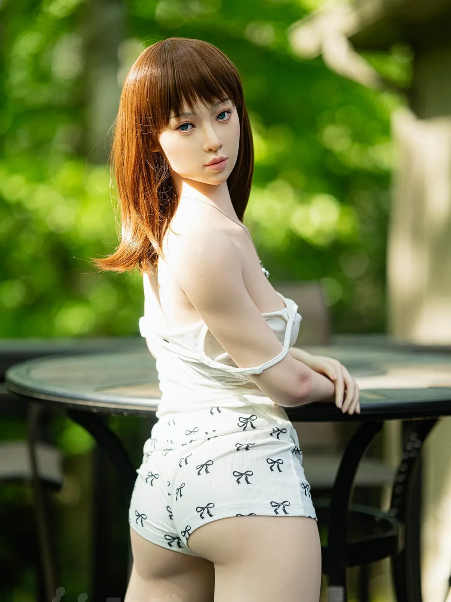 F9156—156cm\/5ft2-26kg Aki B Cup Premium Japanese ROS Silicone Robot Sex Doll【weight loss】 | Jiusheng Doll view 7
