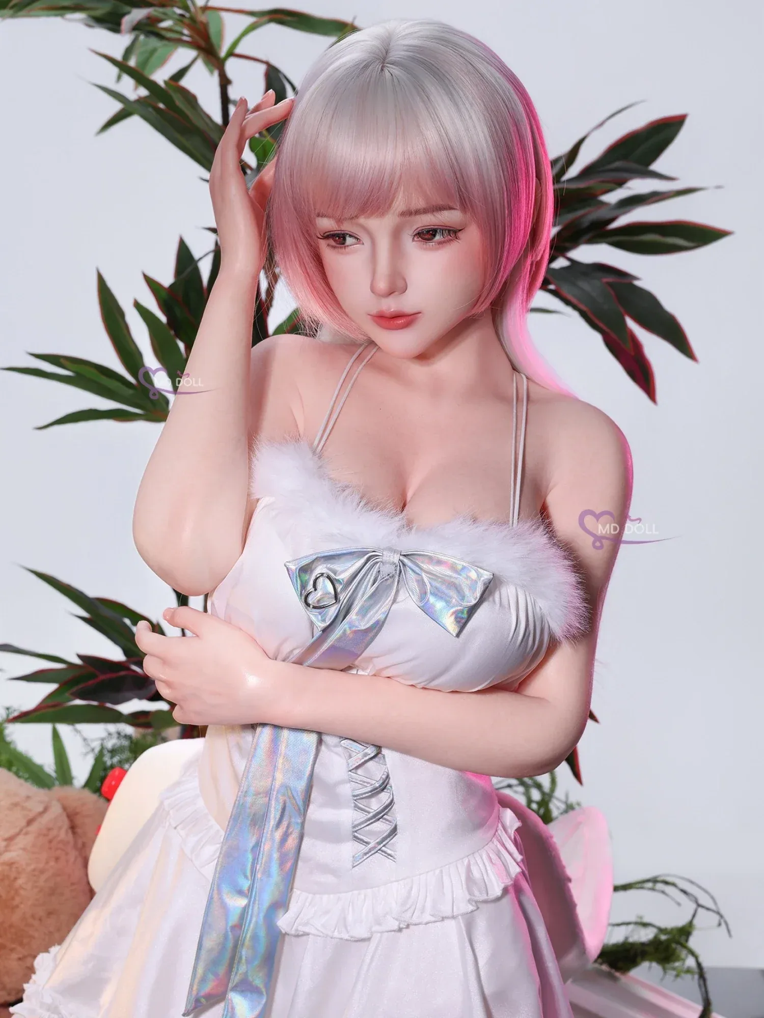 F6320-151cm\/5ft-25kg Asian Silicone Mini Sex Doll with Realistic Skin Texture | MD Doll view 12