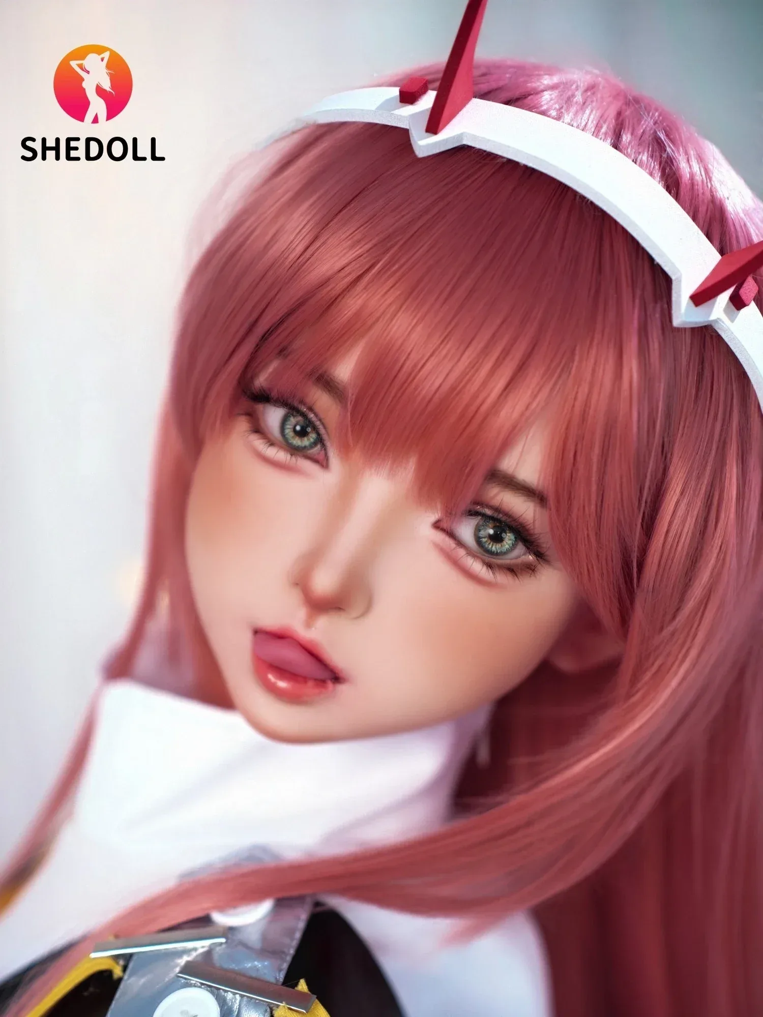 F6094—152cm\/5ft-33kg A Cup Flat Chest Asian ROS Silicone Head TPE Body Sex Doll | SHEDOLL view 8