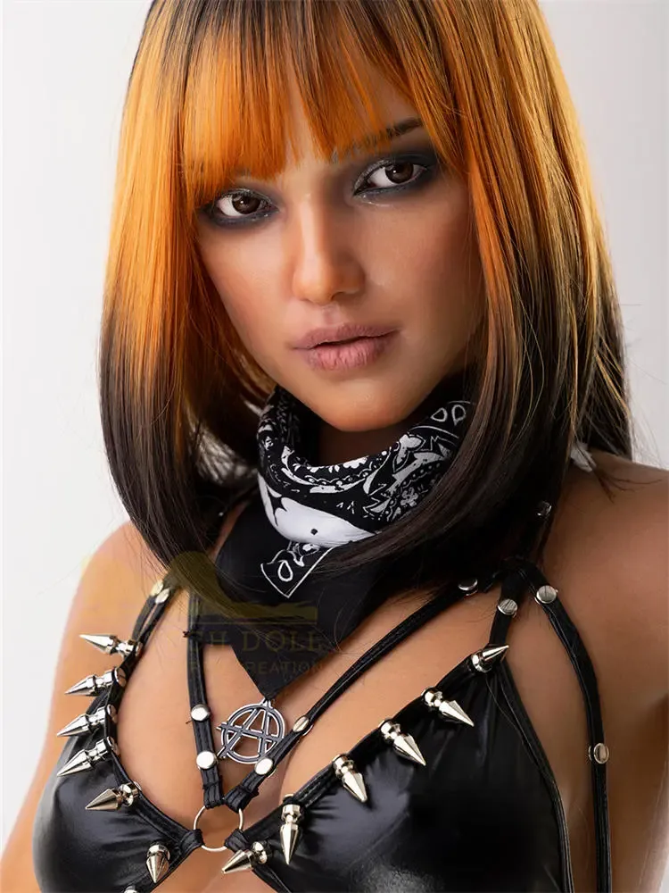 F2301-169cm(5ft5) B Cup S46 Dark Tanned Full Silicone Real Sex Doll|Irontech Doll view 4