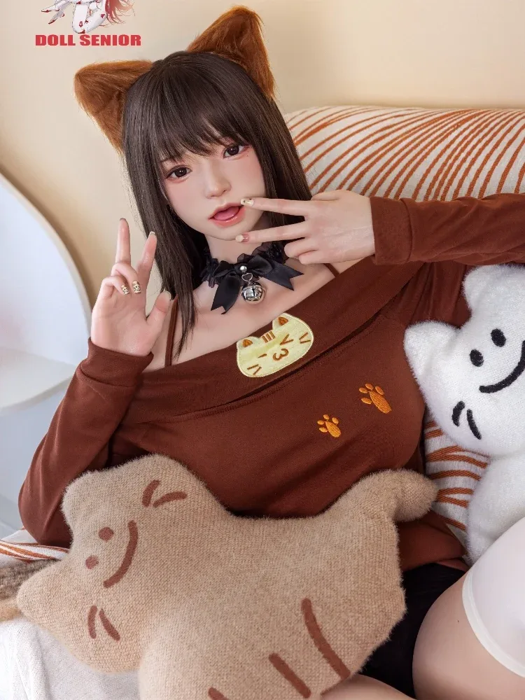 F7660- 163cm(5ft4)-35kg E Cup ROS Silicone Sex Dolls Meixiao with Implanted Hair+Gel Breast丨Doll senior view 9