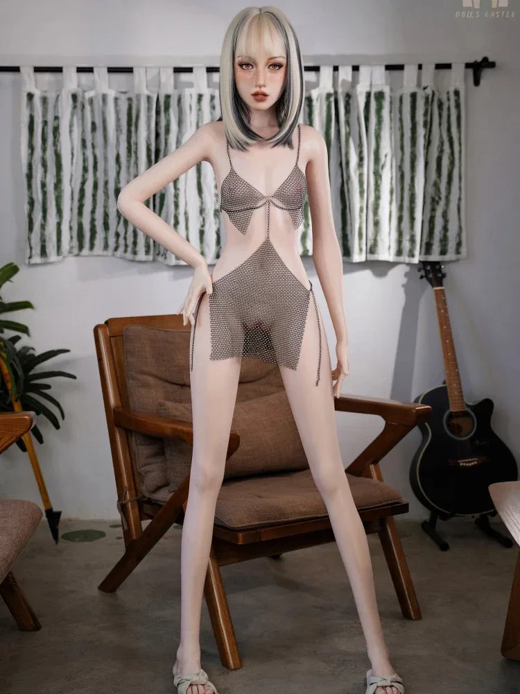 F7665-170cm\/5ft7-27kg A Cup Silicone Flat Chest Full Body Sex Doll Carny｜Doll Castle view 11