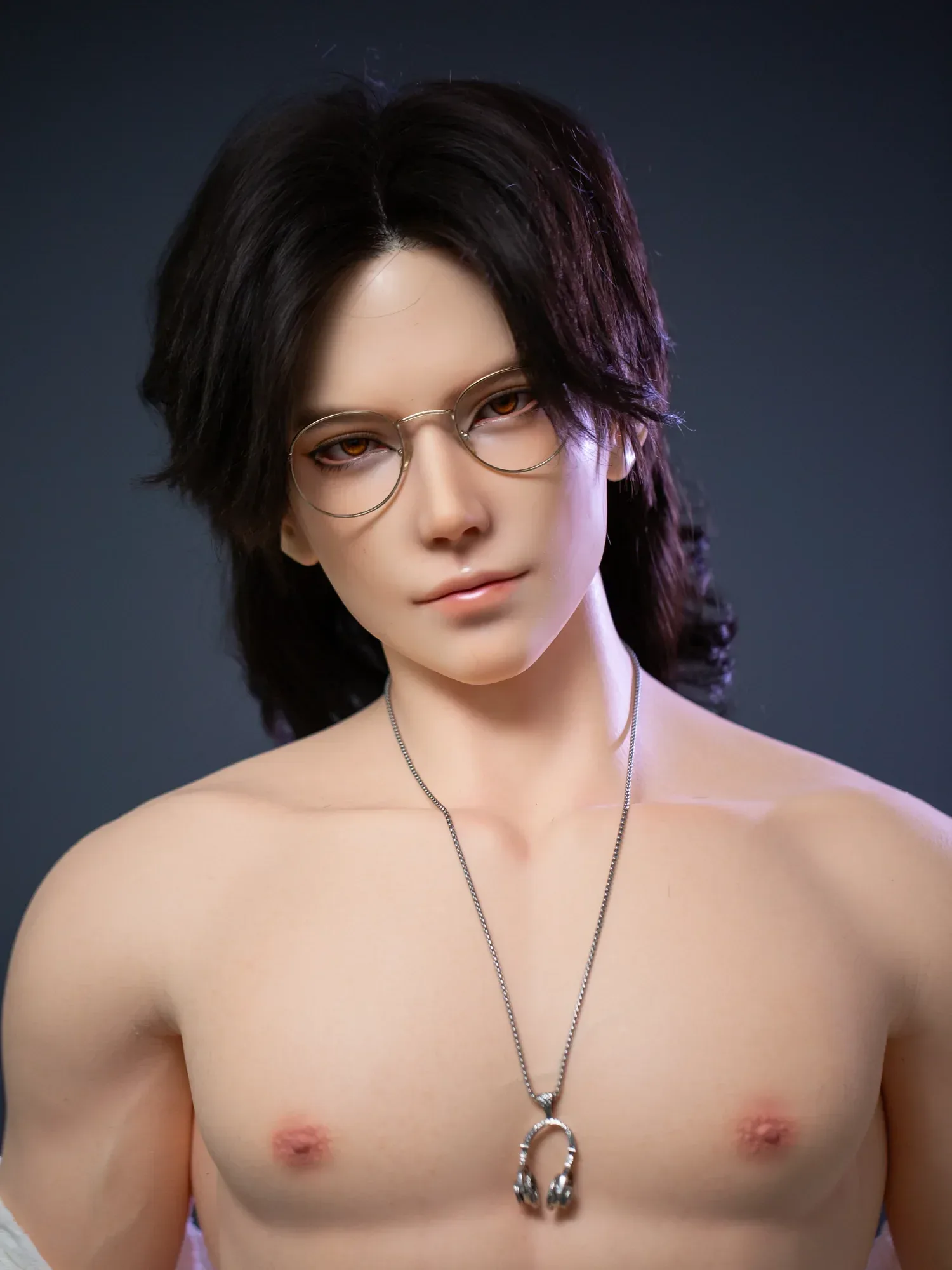 F9171-185cm\/6ft1-41kg Full Size Silicone Male Sex Doll With 8.27\" Cock | Qita doll view 8