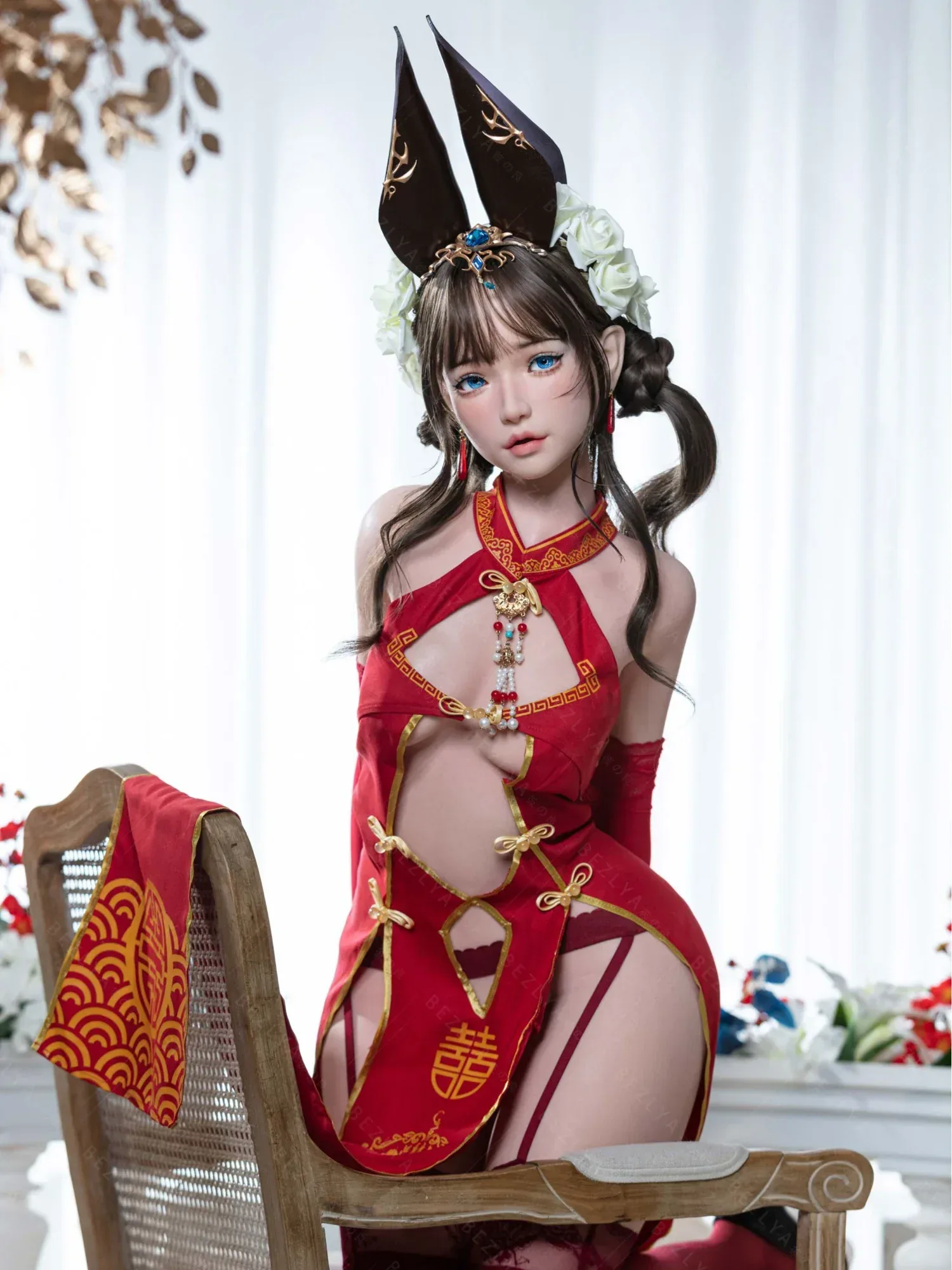 F5947-155Rcm(5.12ft)-32.5kg 2.2 A Cup Silicone Adult Asian Sex Doll|AITIA Doll view 2