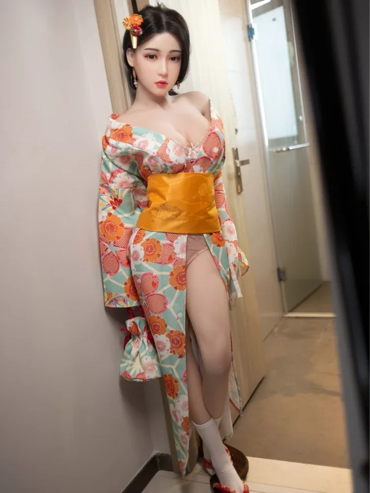 F3470-158cm(5ft2)-33kg E Cup Japanese Medium breast Silicone Head Sex Doll | Aibei Doll view 5