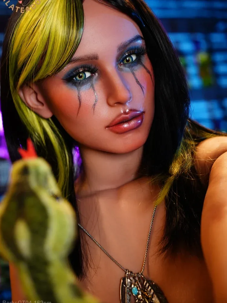 F5144-162cm D Cup Halloween Hottie ROS Silicone AI Sex Doll Head | Galatea doll view 8
