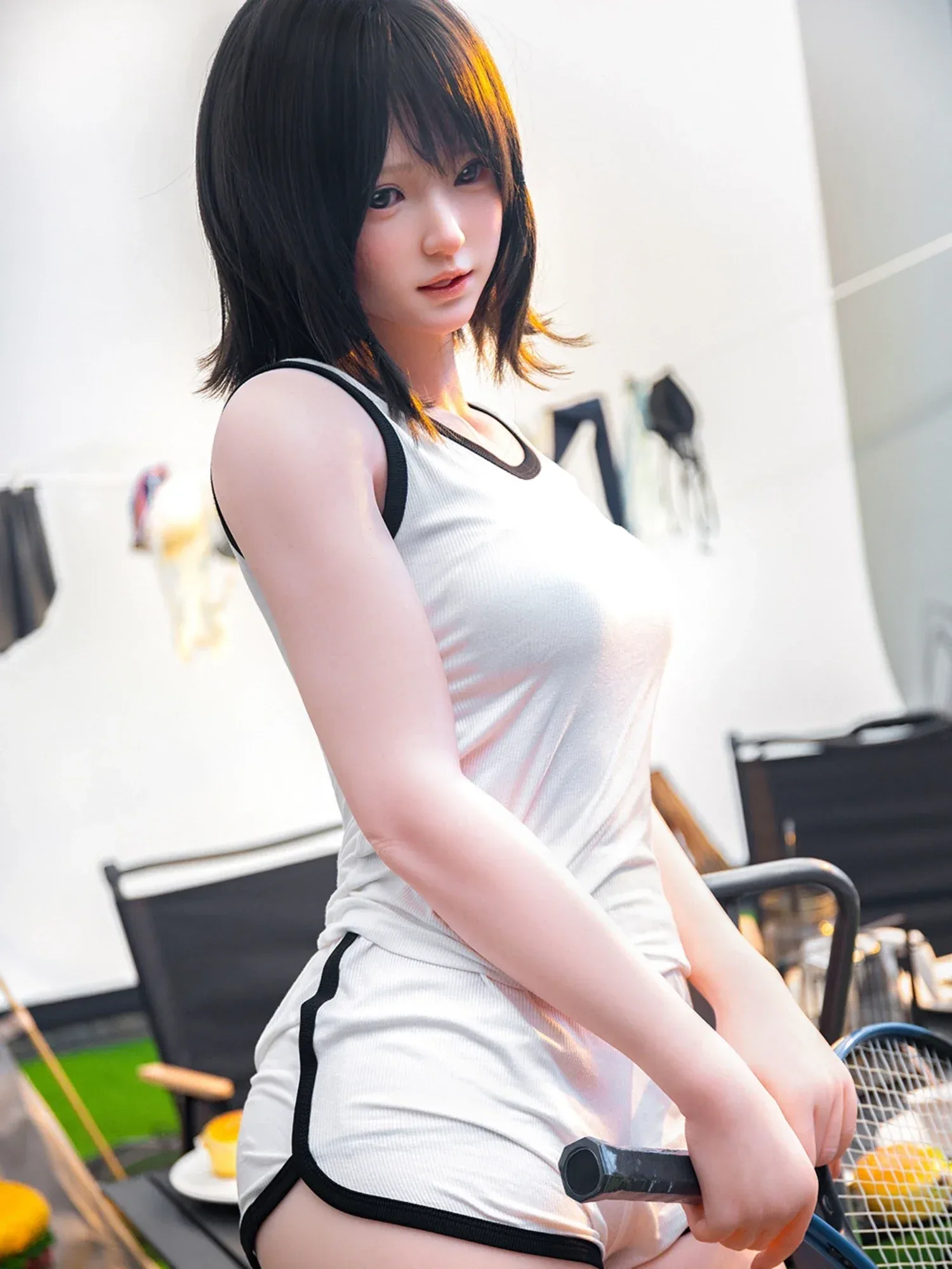 F5787—161cm\/5ft3-36.5kg A Cup Silicone Asian Sex Doll | Firefly Diary view 4