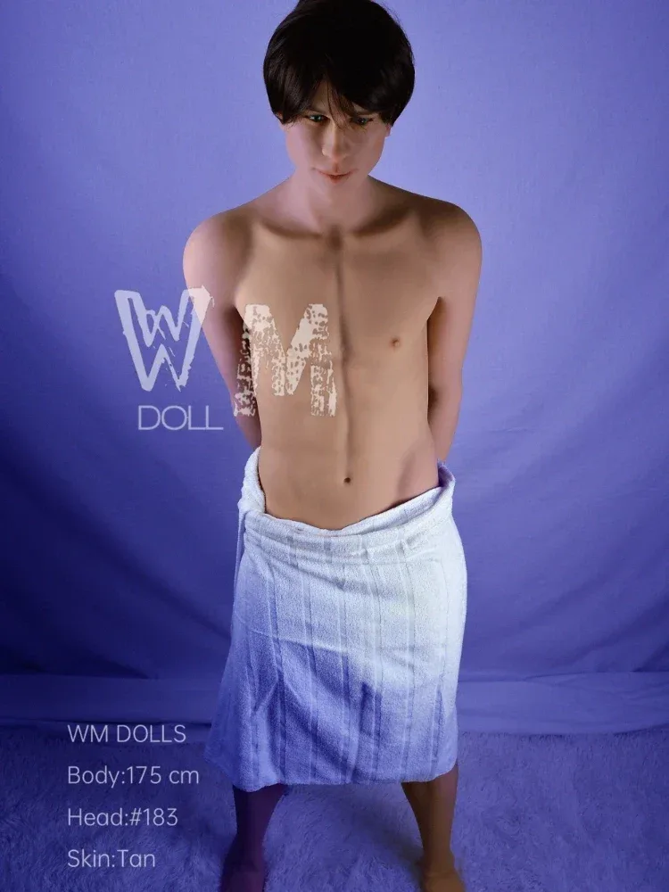 F117-175cm(5ft8)-57kg TPE Lifesize Sexy Femboy Doll with Flat Chest \u0026 Soft Buttocks | WM doll view 2