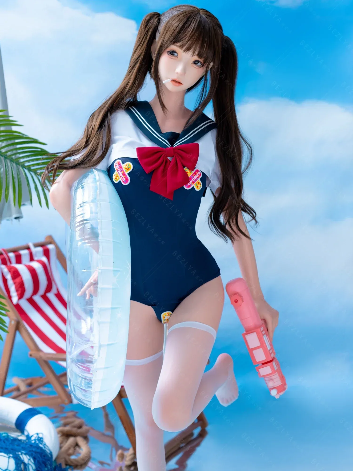 F7123-159cm(5.3ft)-31.5kg 2.2cf B Cup ROS Silicone Asian Adult Chinese Flat Chested Sex Doll【ChunMoMo】|AITIA Doll view 9