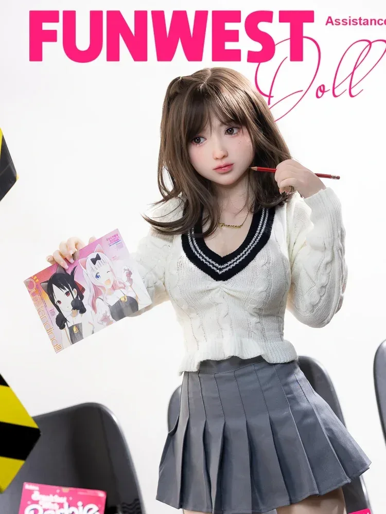 F2238-152cm(5ft)D Cup White Amy TPE Petite Mini Asian Sex Doll – Realistic Silicone Body for Ultimate Pleasure|Fun West Doll view 4