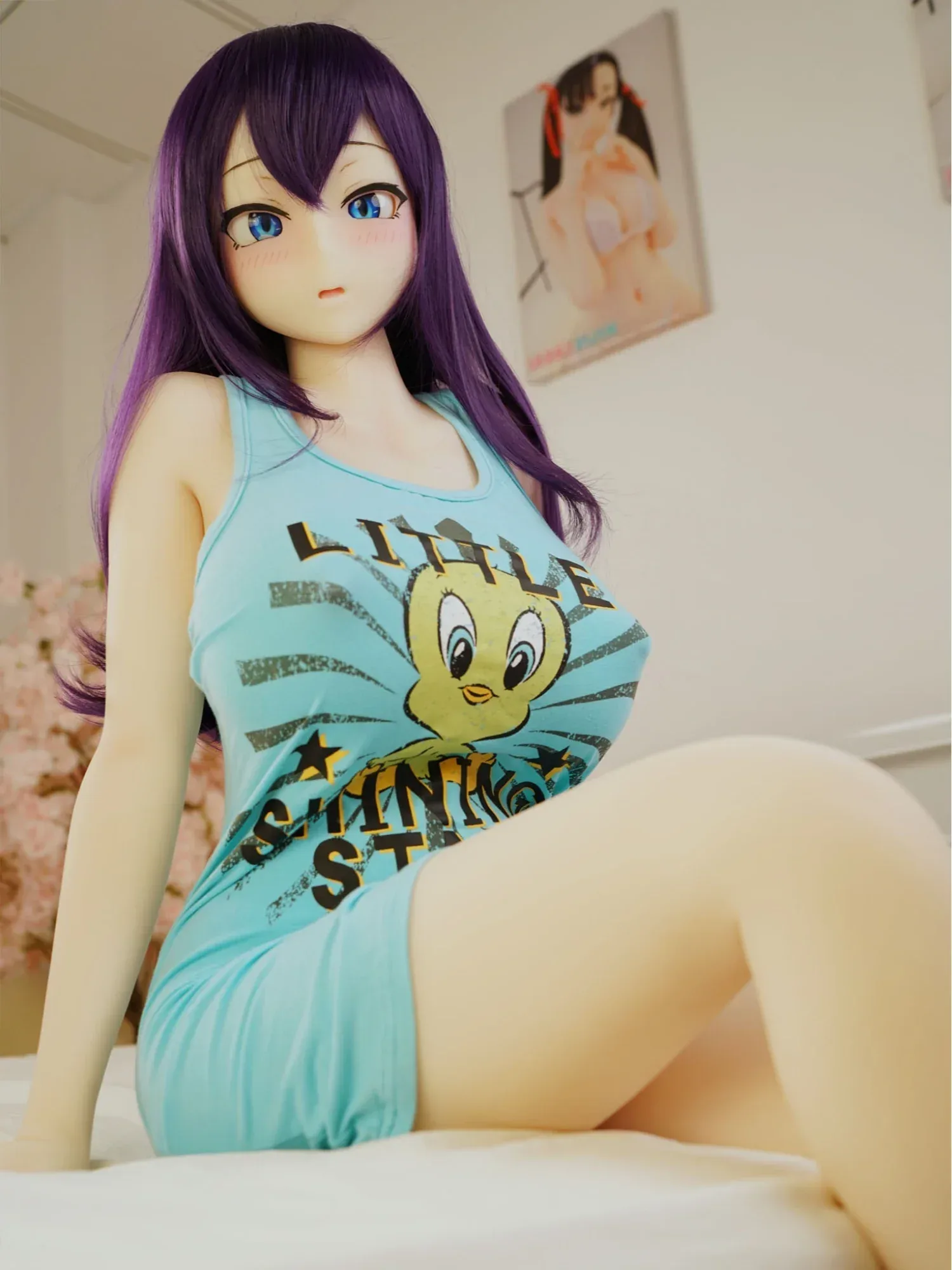 F5915-150cm(4ft11)-35kg Akane E Cup S-TPE Animes Gel filled Hentai Sex Doll | IROKEBIJIN Doll view 3