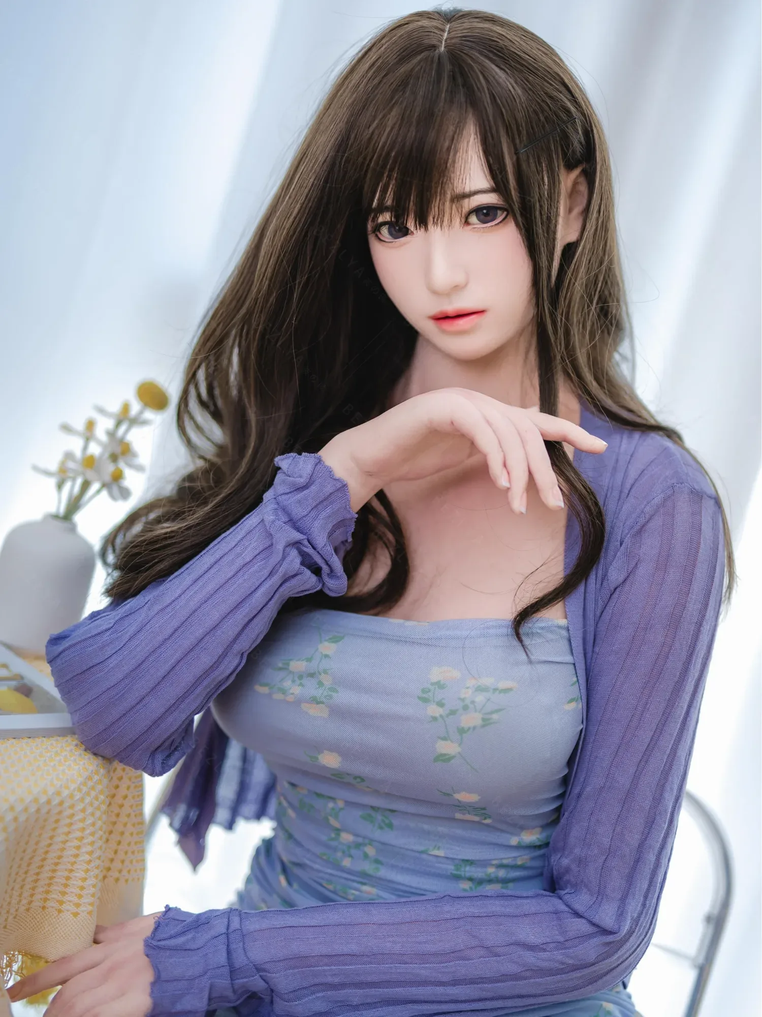 F4805-162cm(5.4ft)-39.5kg 2.2u B Cup Asian Sex Doll of Premium Japanese Sex Doll with 3 Love Holes ｜AITIA Doll