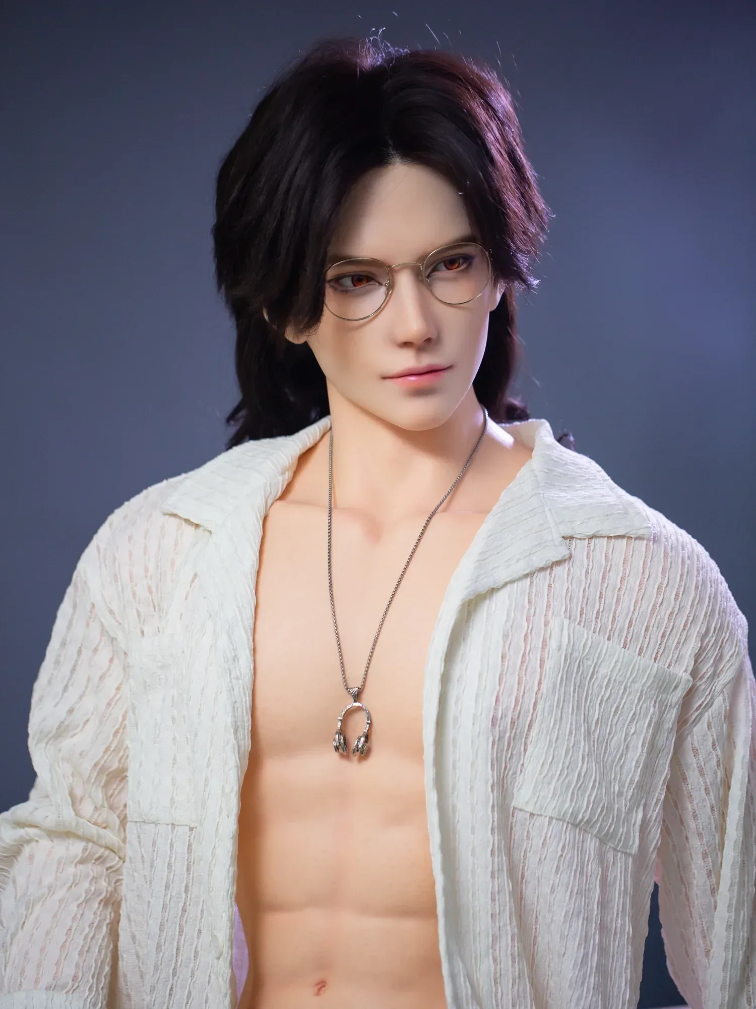 F9171-185cm\/6ft1-41kg Full Size Silicone Male Sex Doll With 8.27\" Cock | Qita doll view 2