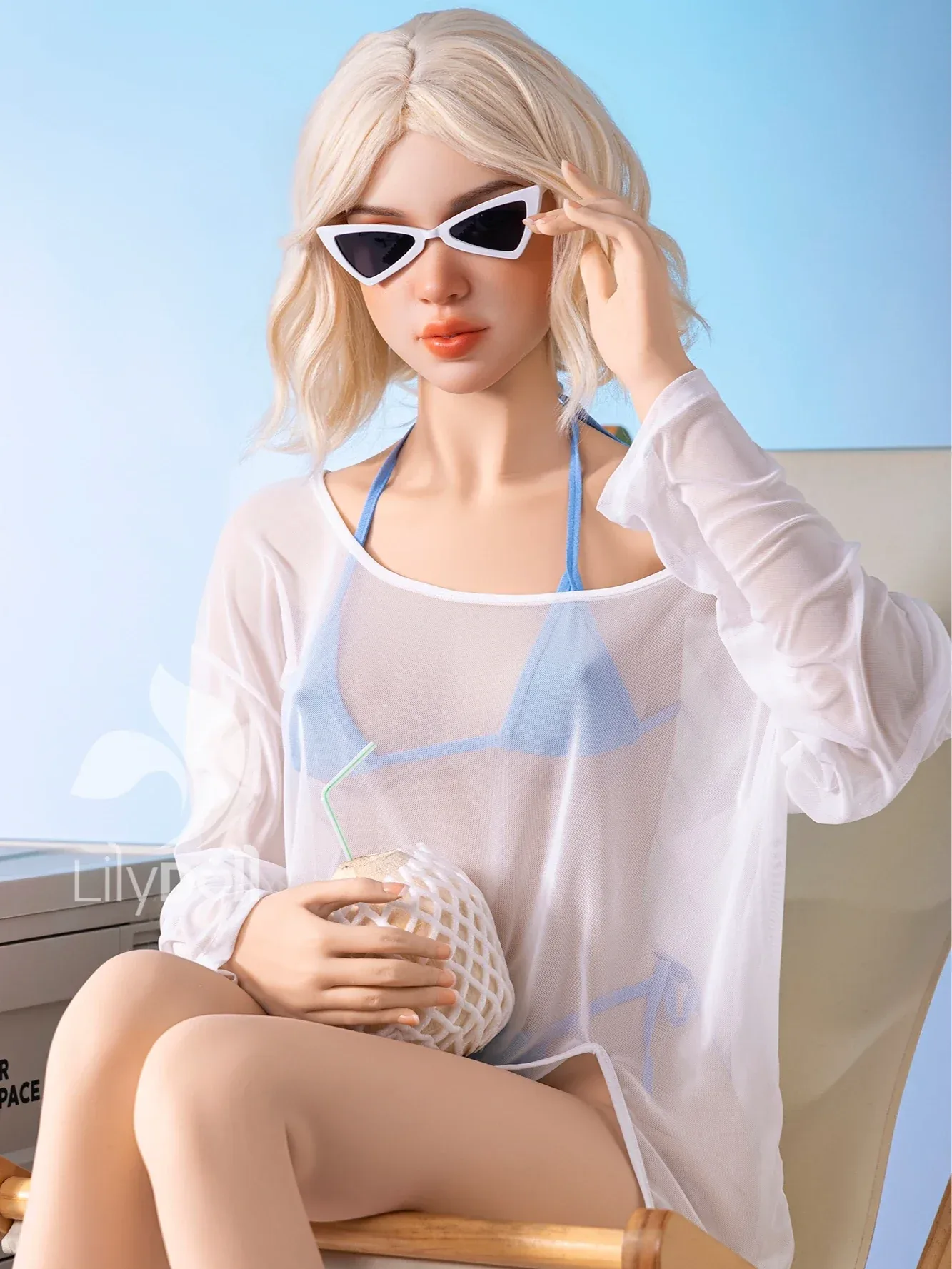 F7570—166cm\/5ft5-34kg C Cup TPE Body Silicone Head Sex Doll | LilyDoll view 12