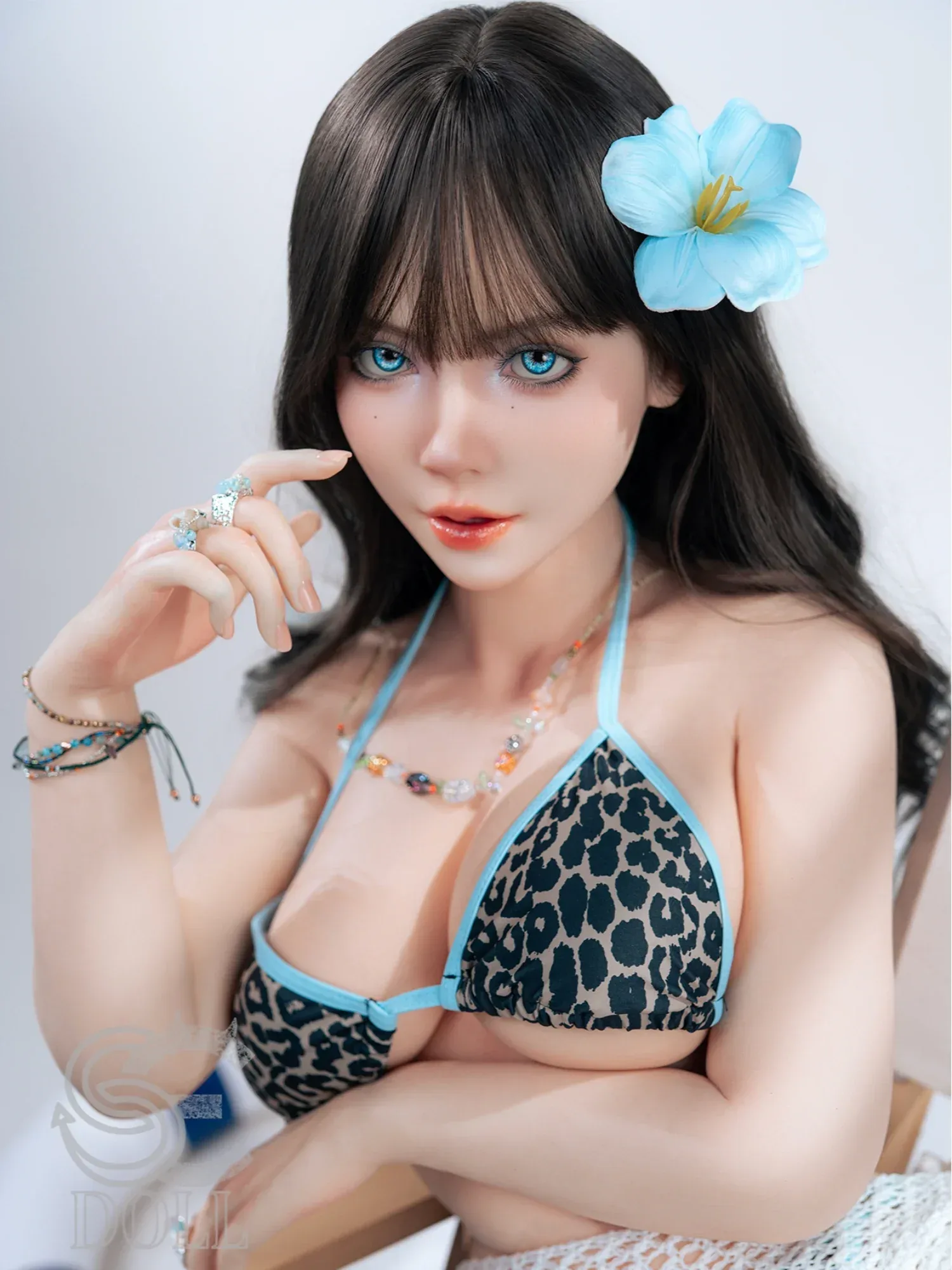 F5926-T161cm(5.3ft)-34kg Kemeny.E C Cup Silicone Nerd Asian Celebrity Sex Doll|SE Doll view 6