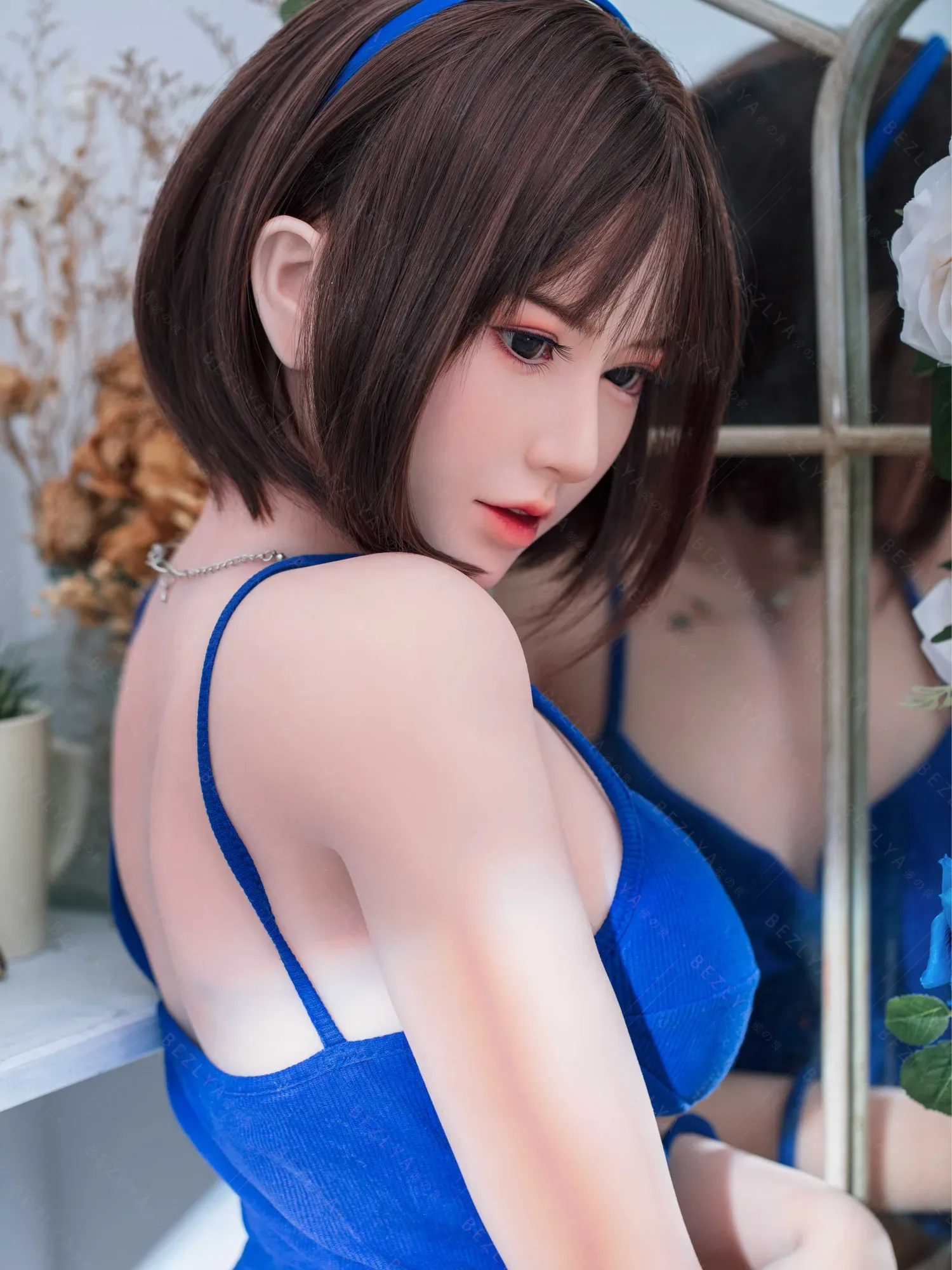 F4773-155Rcm(5.1ft)-37kg 2.0 A Cup Robot Silicone Head Adult Asian Chinese Sex Doll|Bezlya Doll view 12